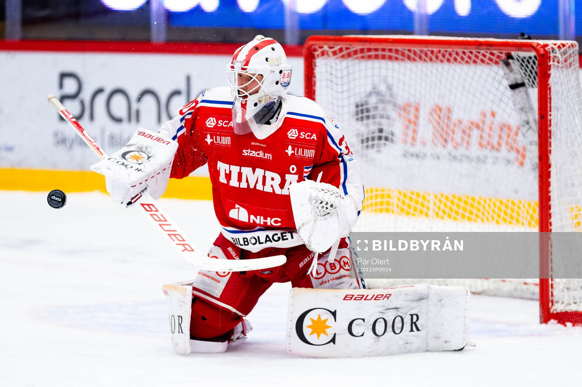 Timrås målvakt Jacob Johansson