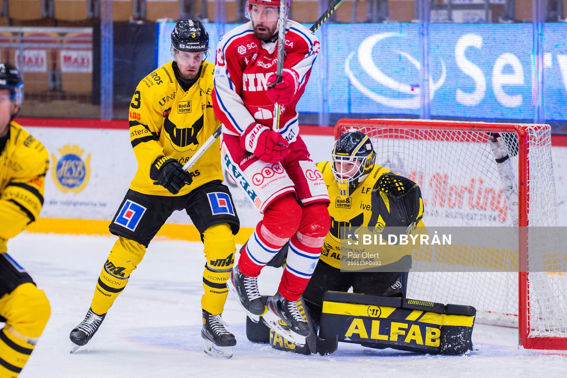 Timrås Albin Lundin oroar framför Västerås August