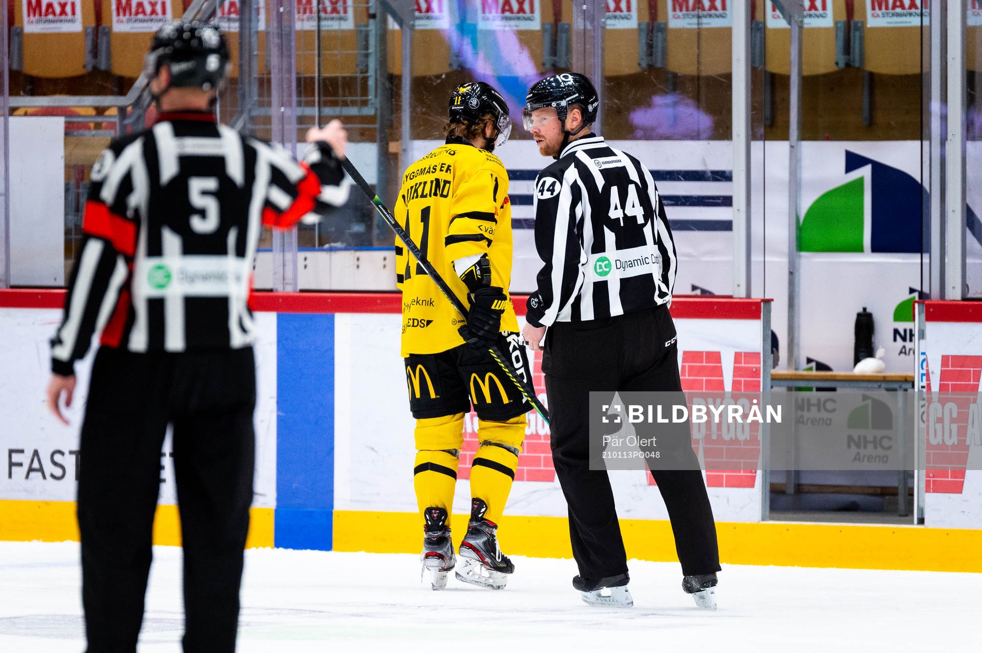 Västerås Sam Marklund utvisas