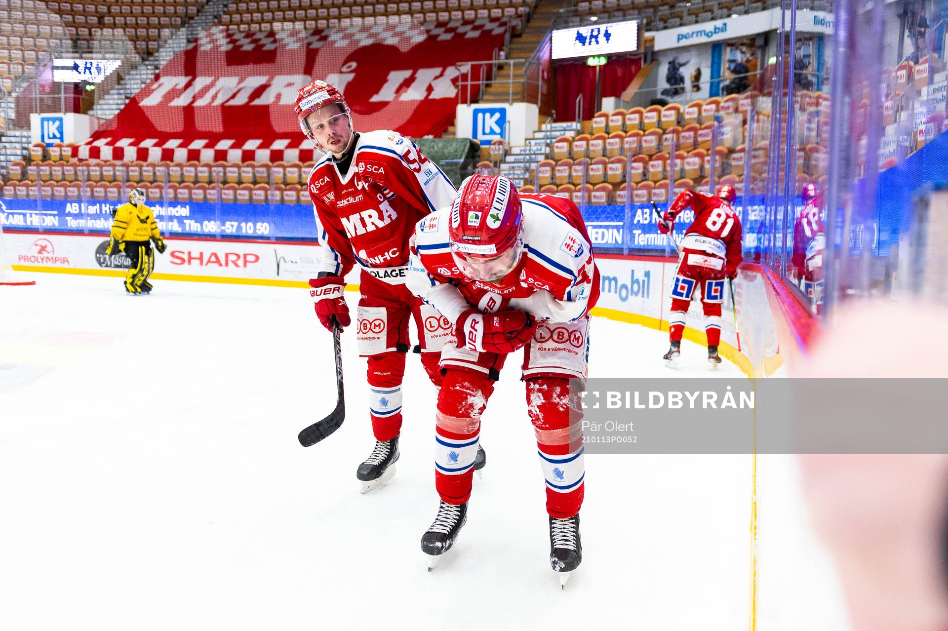 Timrås Albin Lundin har ont