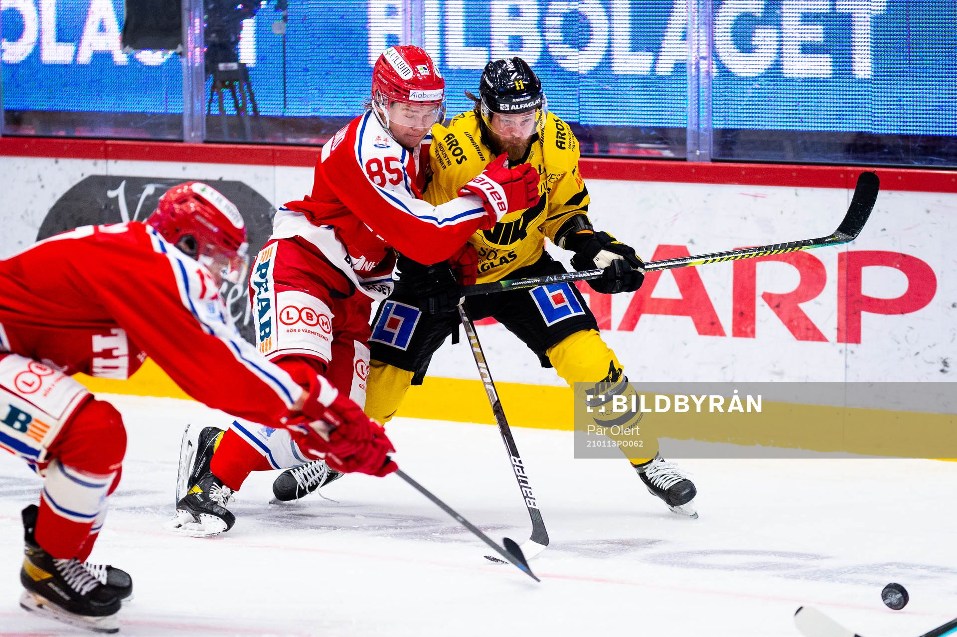 Timrås Filip Westerlund och Västerås Sam Marklund