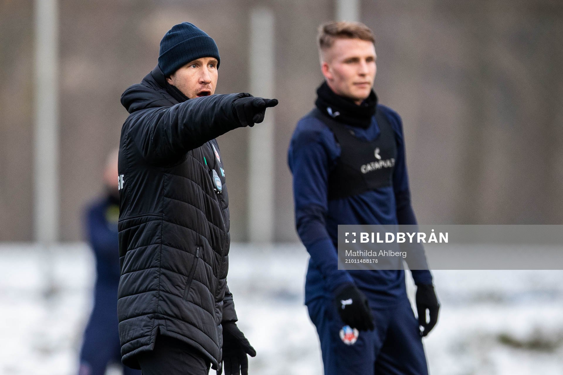 Helsingborgs assisterande tränare Mattias Lindströmunder