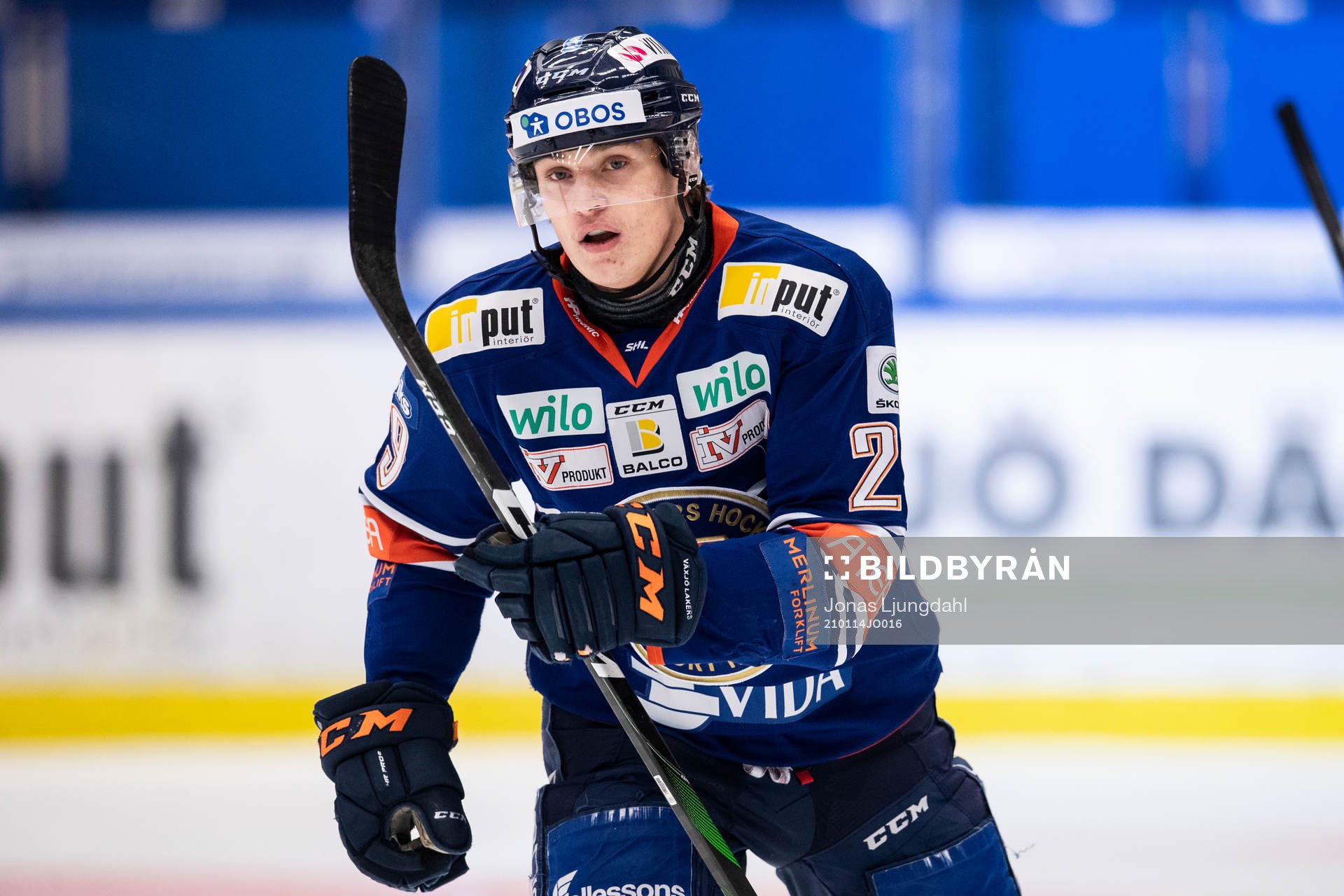 Växjös Pontus Holmberg jublar