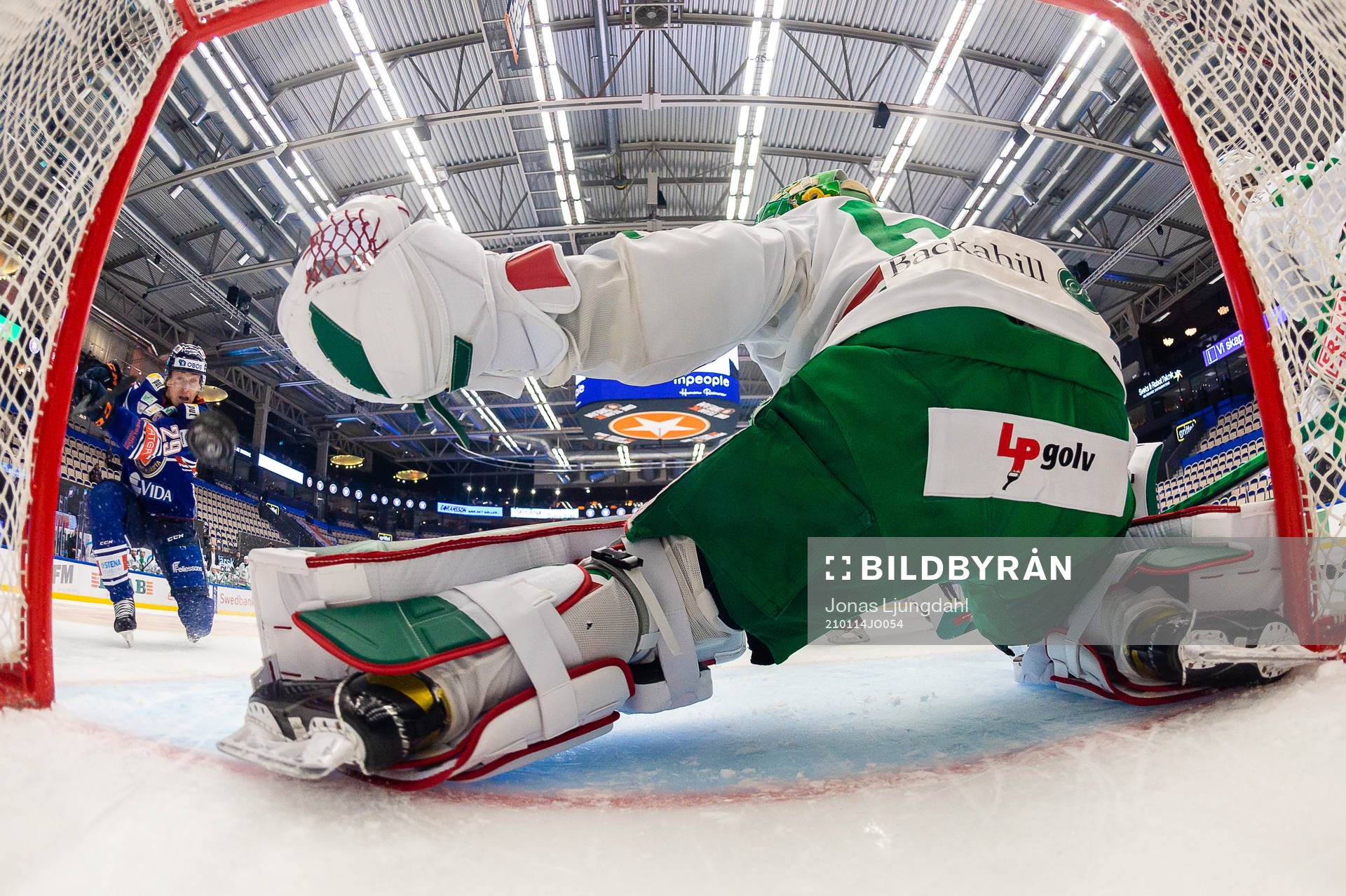 Växjös Pontus Holmberg gör mål 1-0
