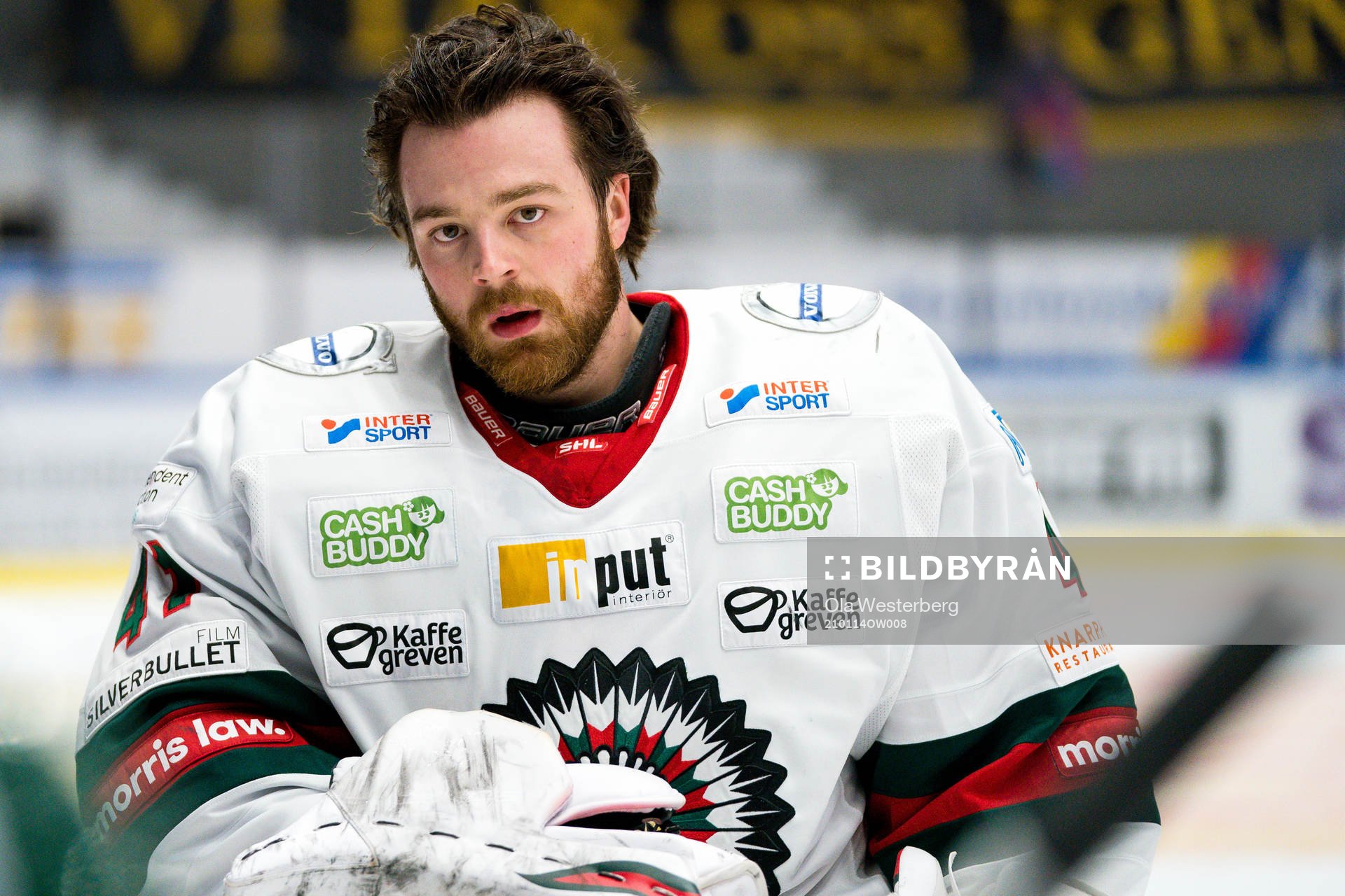 Frölundas målvakt Niklas Rubin