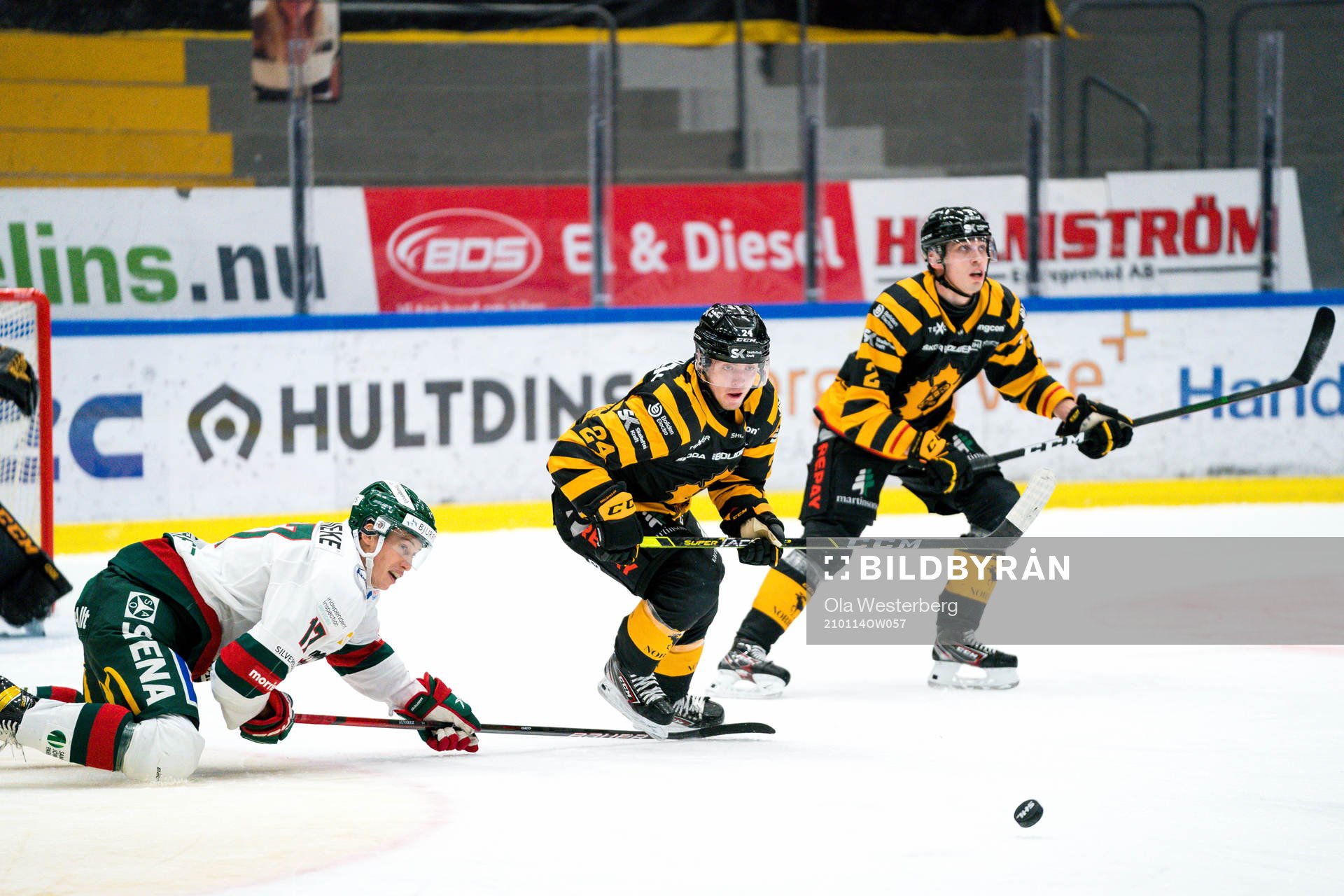 Skellefteås Andreas Wingerli och Frölundas Robin Alvarez