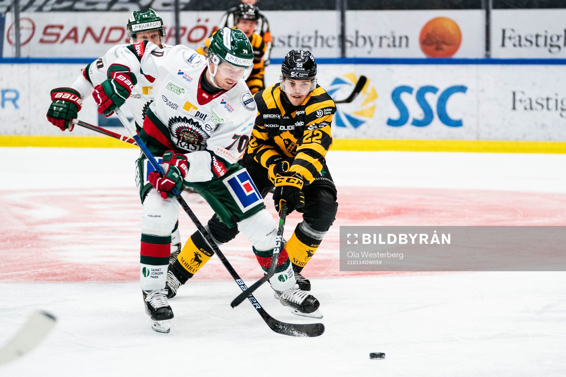 Frölundas Christoffer Ehn och Skellefteås Jonathan Johnson