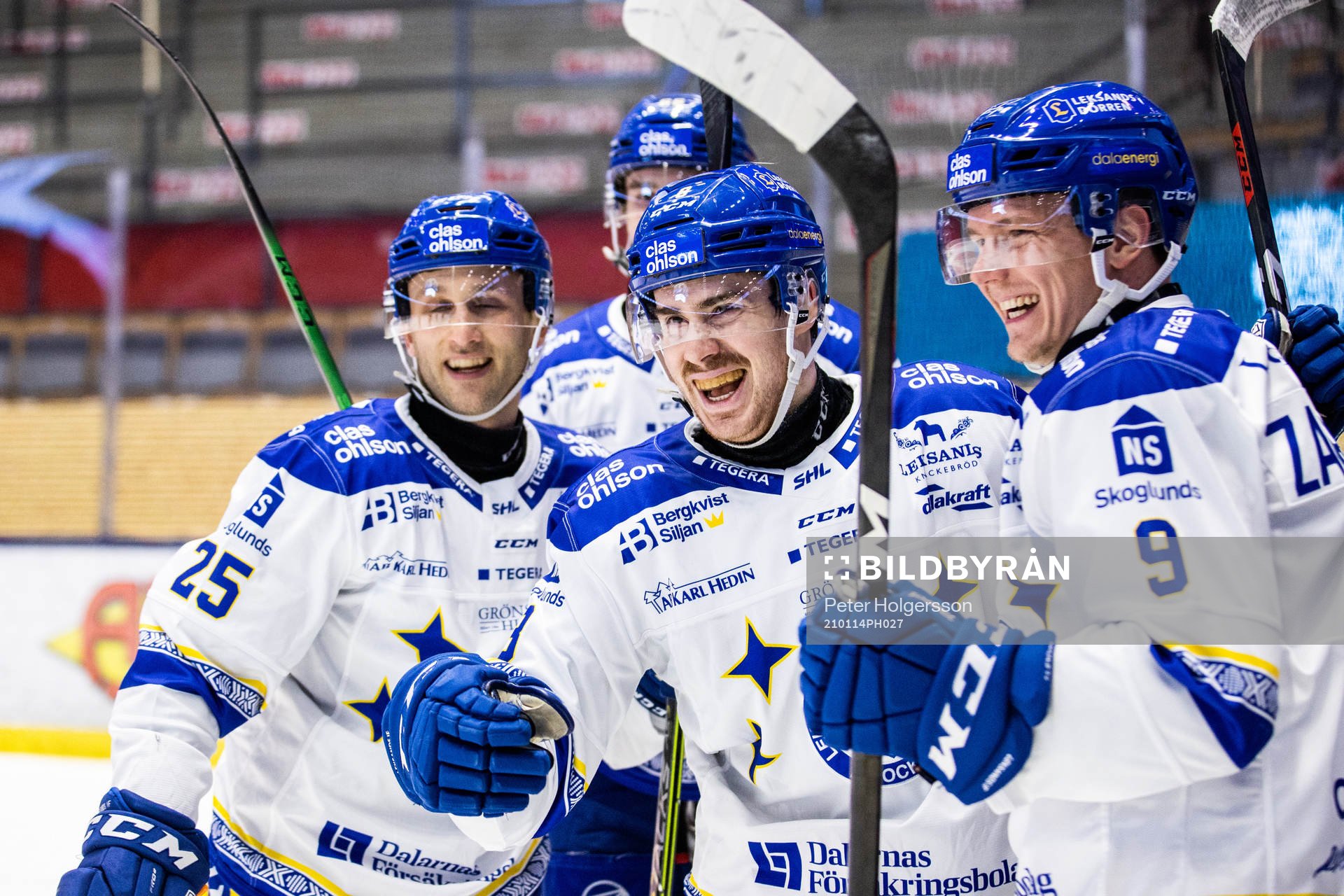 Leksands Matt Caito jublar