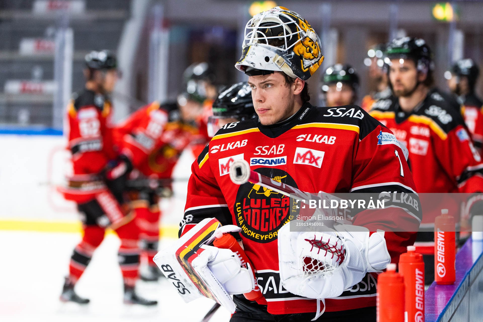 Luleås målvakt Jesper Wallstedt