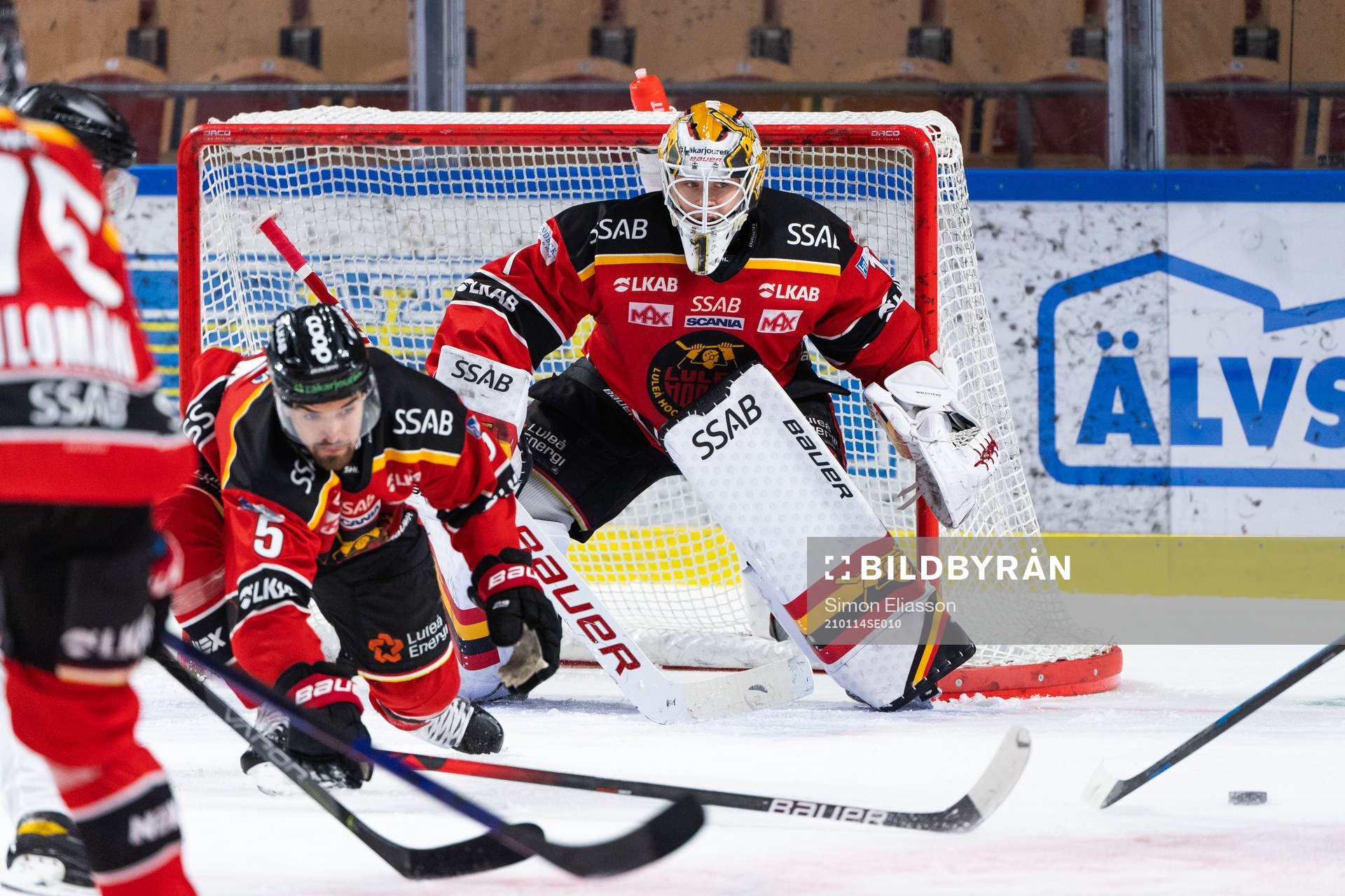Luleås målvakt Jesper Wallstedt
