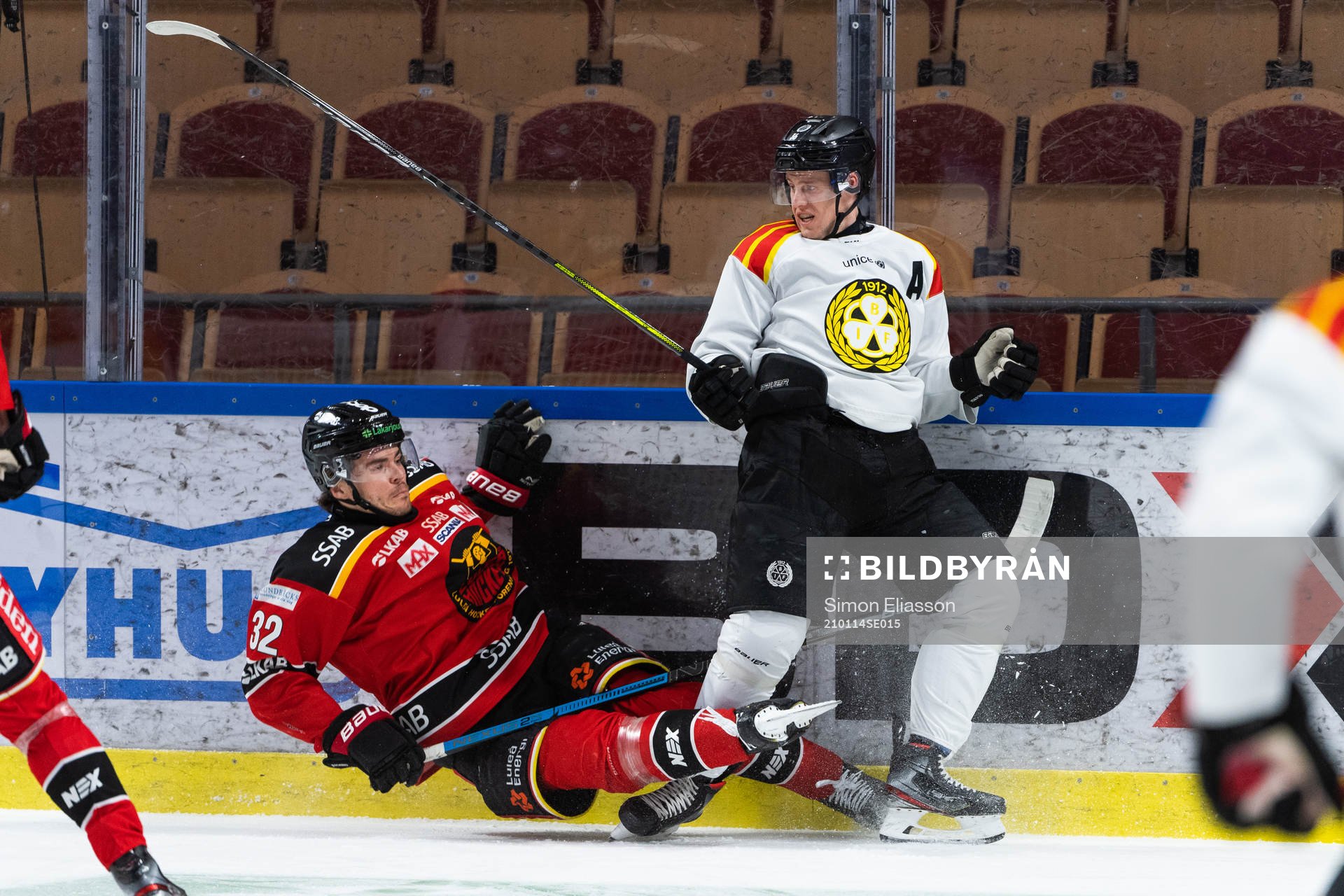 Luleås Oscar Engsund och Brynäs Linus Ölund