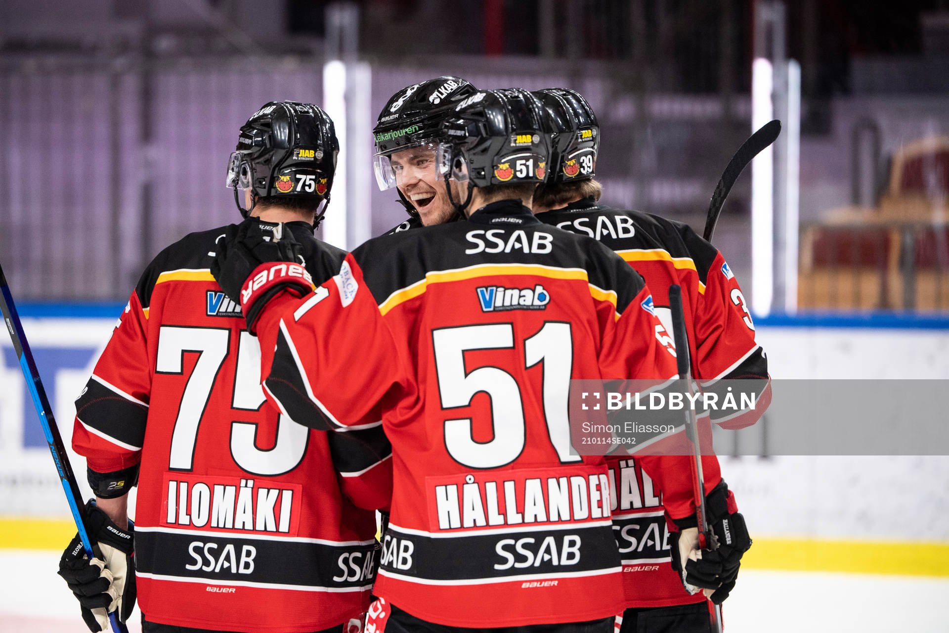 Luleås Oscar Engsund jublar