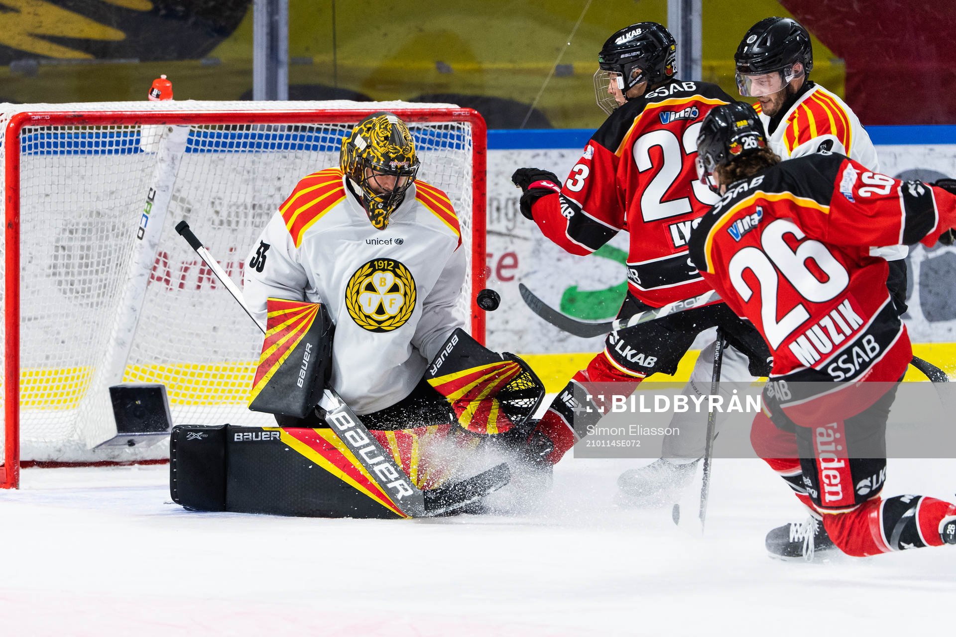 Brynäs målvakt Samuel Ersson