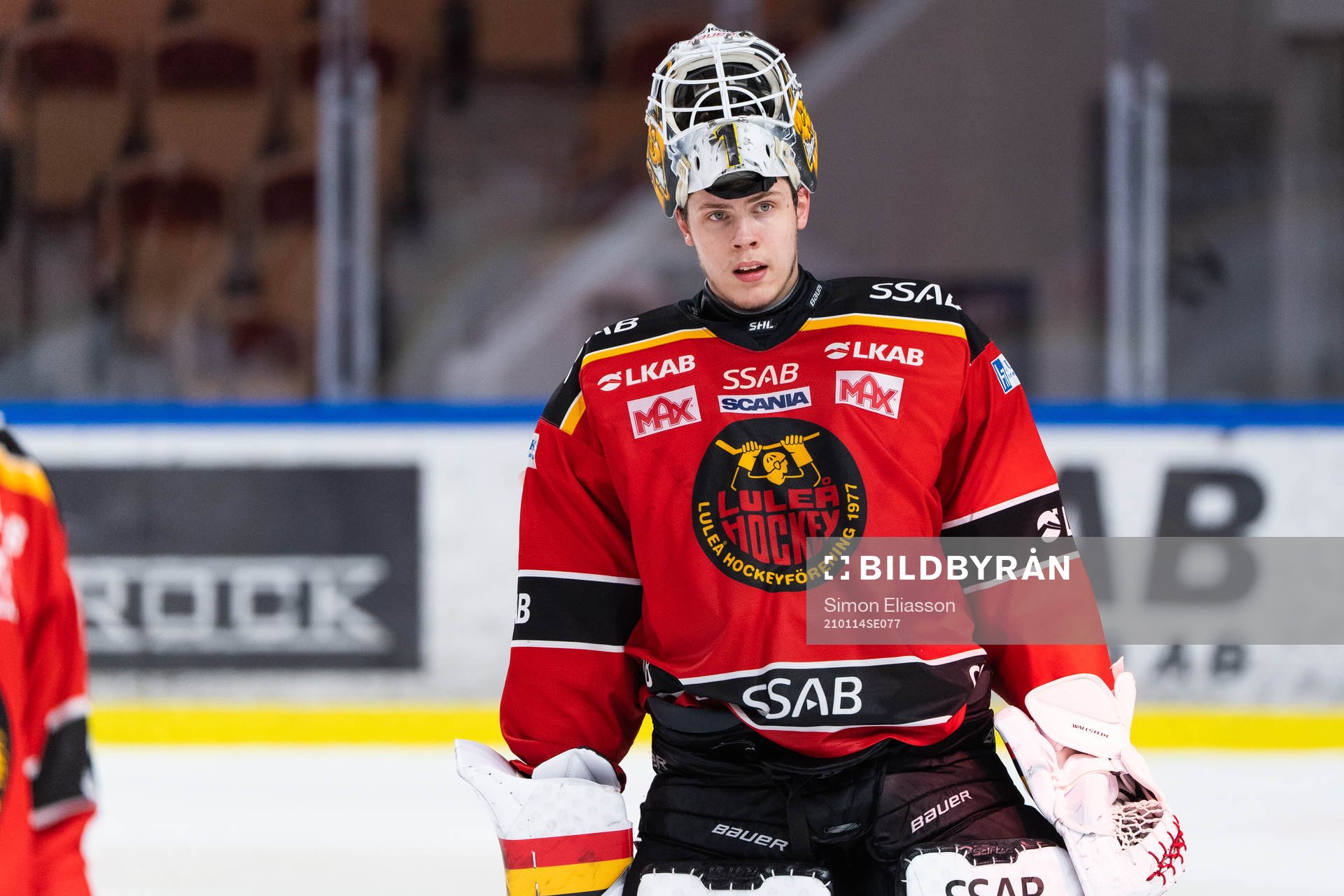 Luleås målvakt Jesper Wallstedt