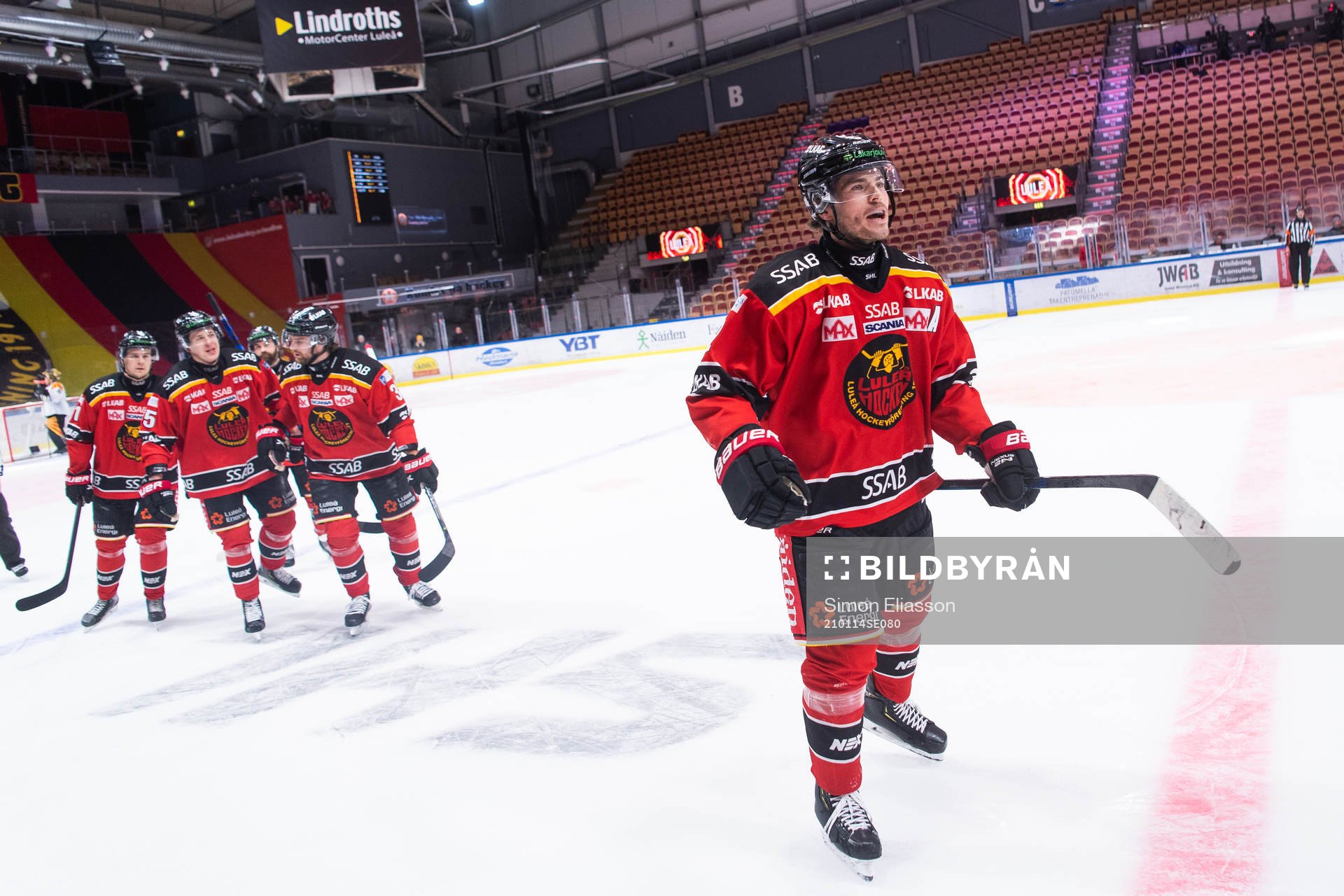 Luleås Oscar Engsund jublar