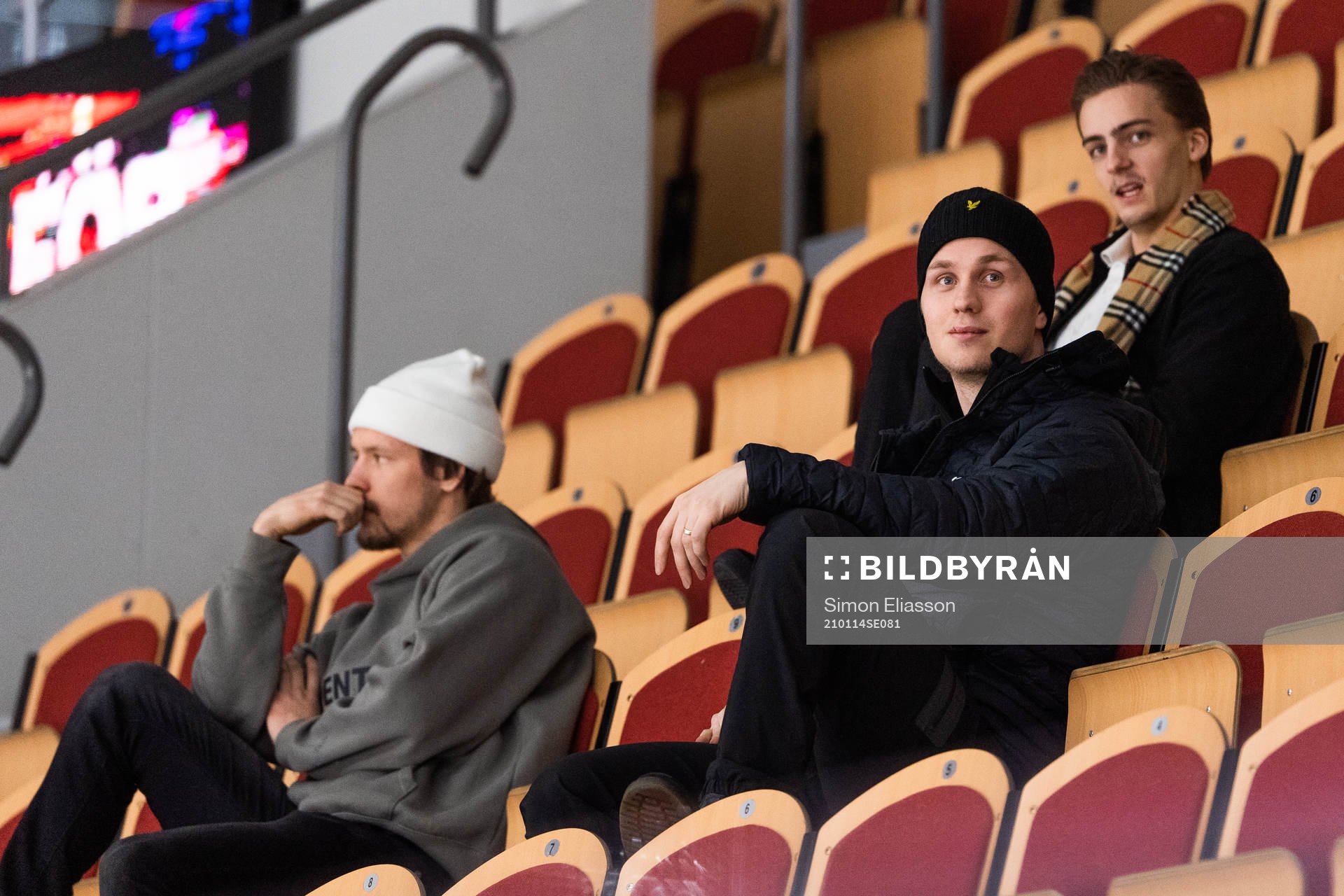Luleås Victor Berglund, Jonas Berglund och Isac