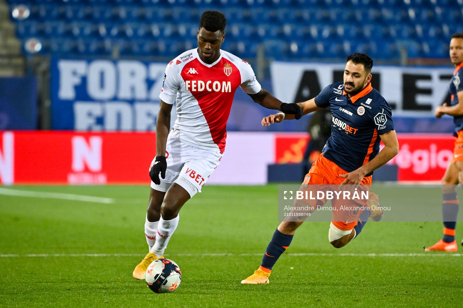 Benoit BADIASHILE of Monaco and Gaetan LABORDE of