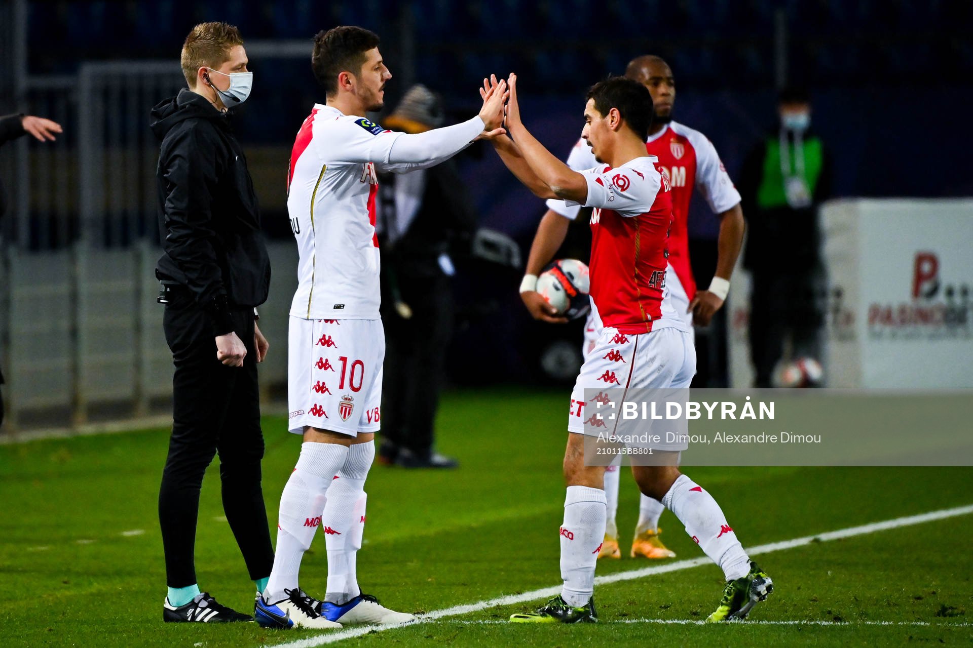 Stevan JOVETIC of Monaco and Wissam BEN YEDDER of Monaco