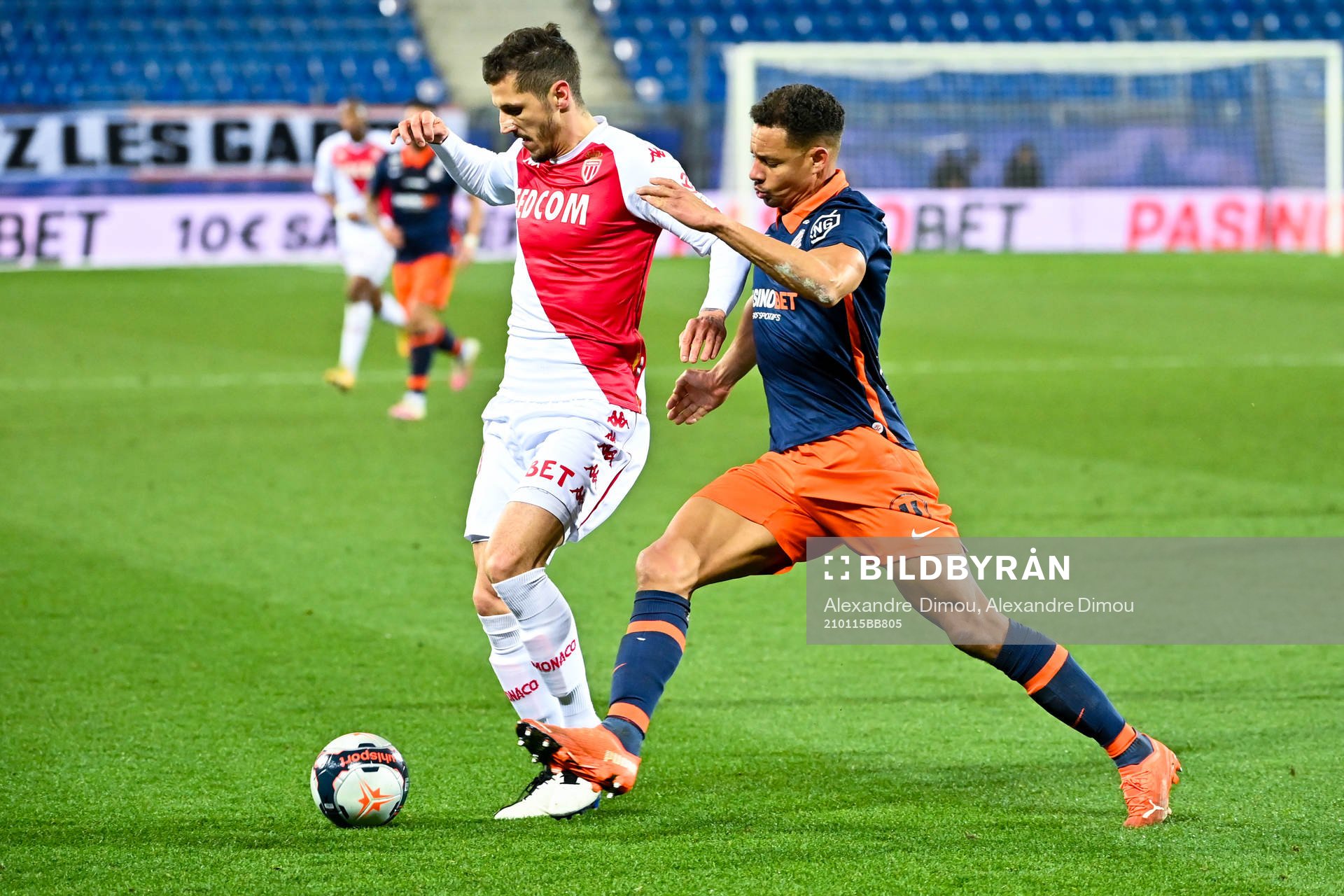 Stevan JOVETIC of Monaco and Daniel CONGRE of Montpellier