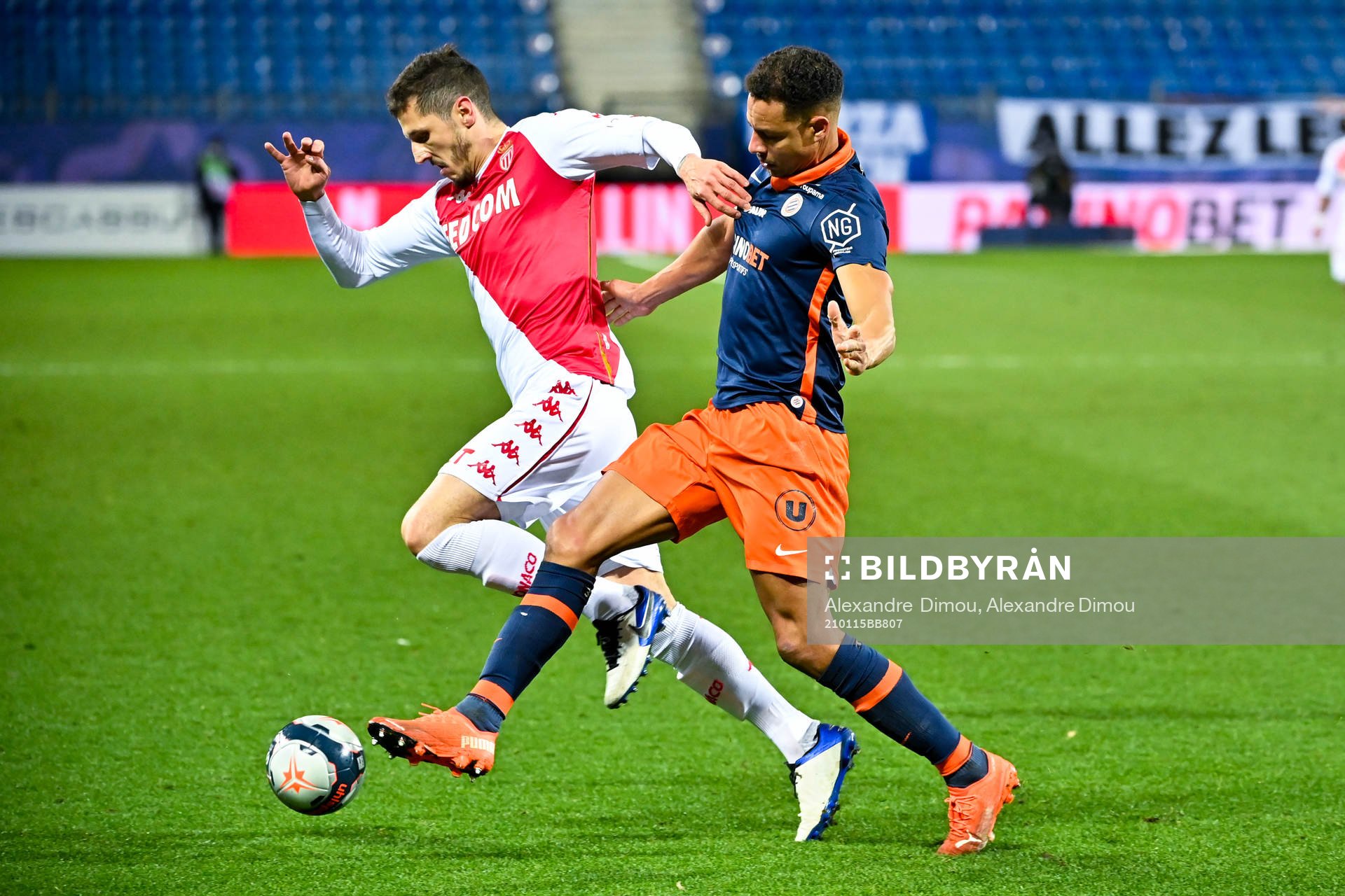 Stevan JOVETIC of Monaco and Daniel CONGRE of Montpellier