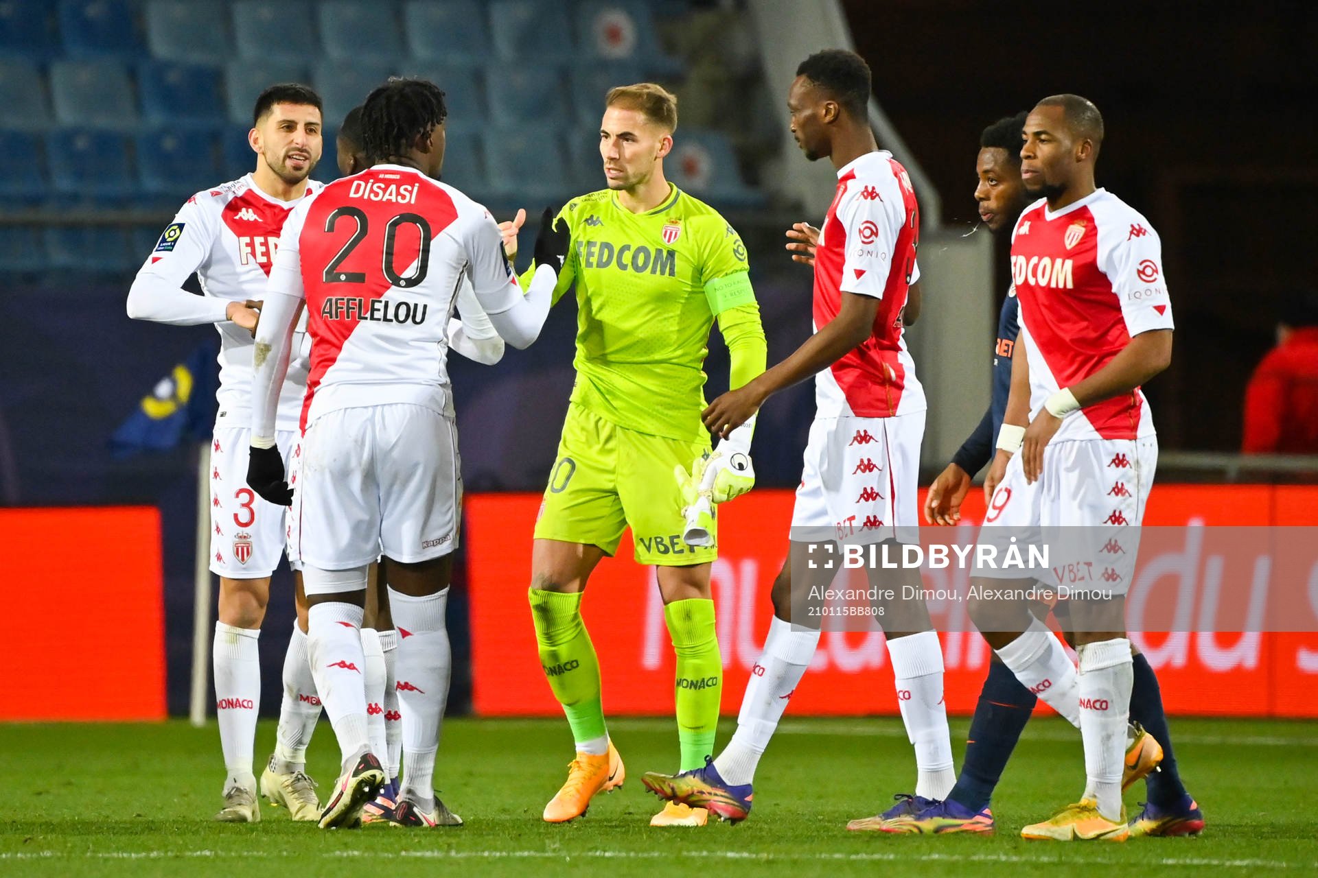 Team of Monaco celebrates the victory