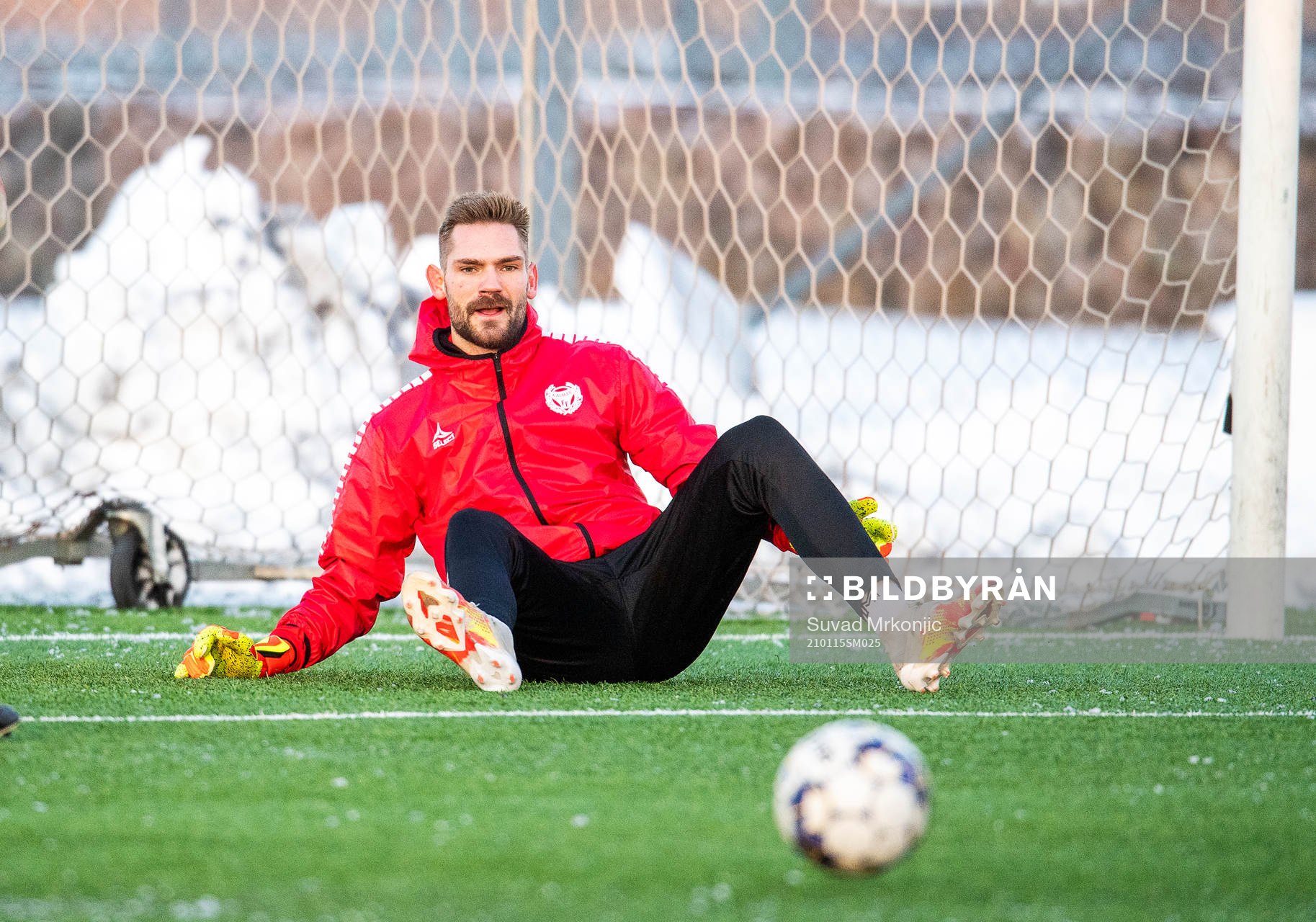 Kalmars målvakt Lucas Hägg Johansson
