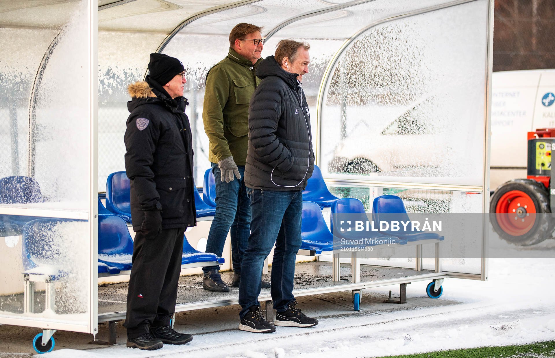 Kalmars ordförande Anders Henriksson, talangscout Peter