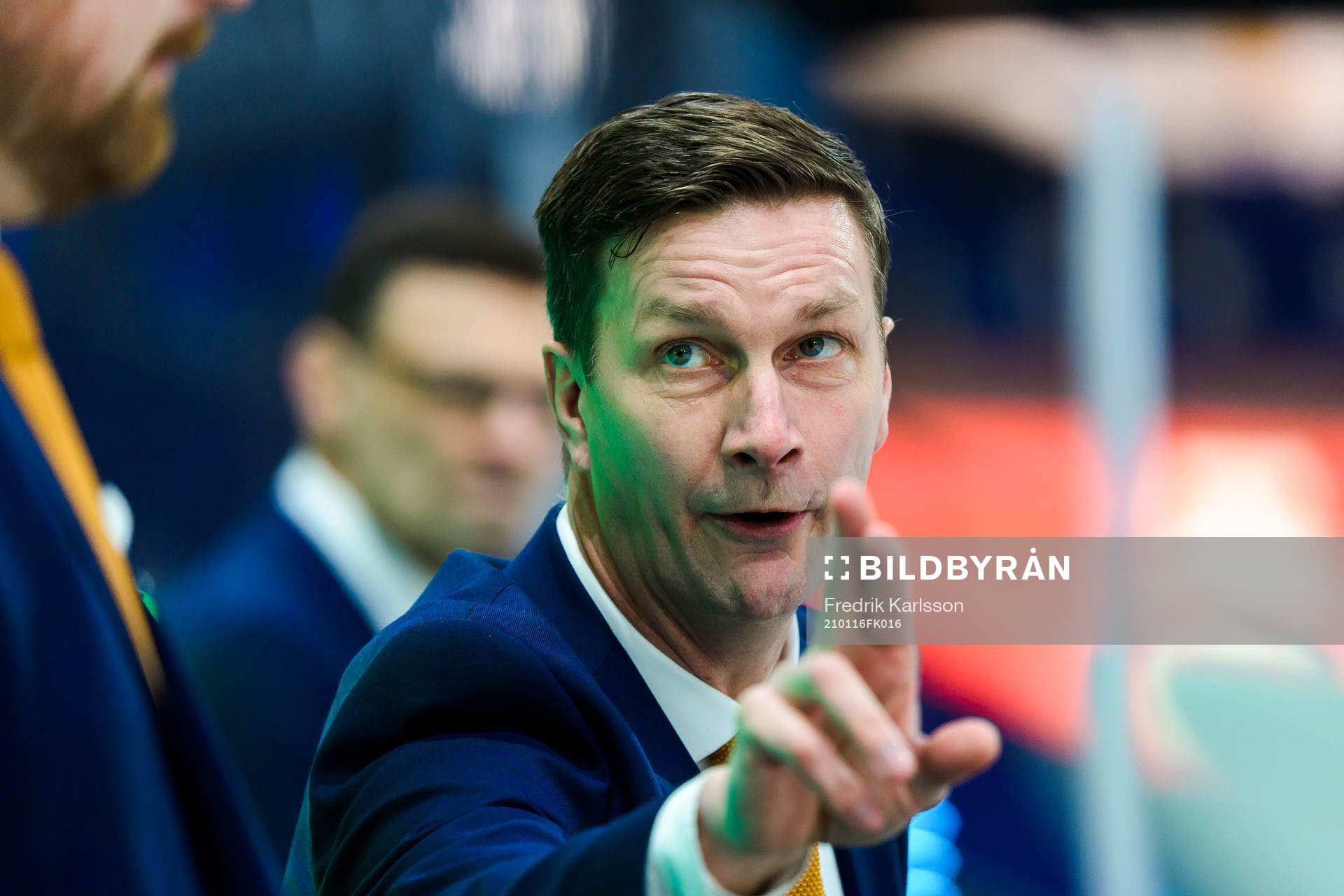 Färjestads huvudtränare Johan Pennerborn