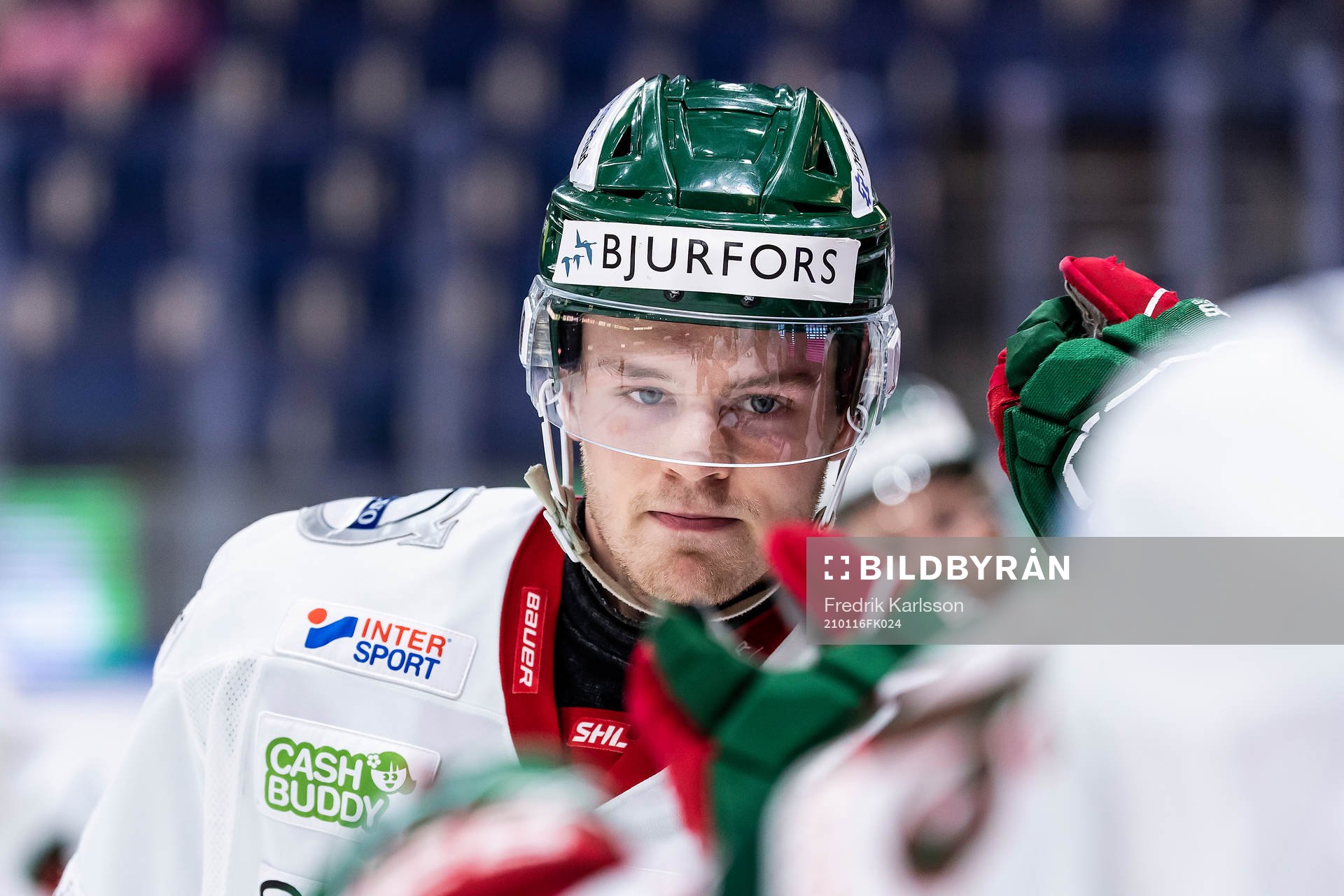 Frölundas Filip Johansson jublar