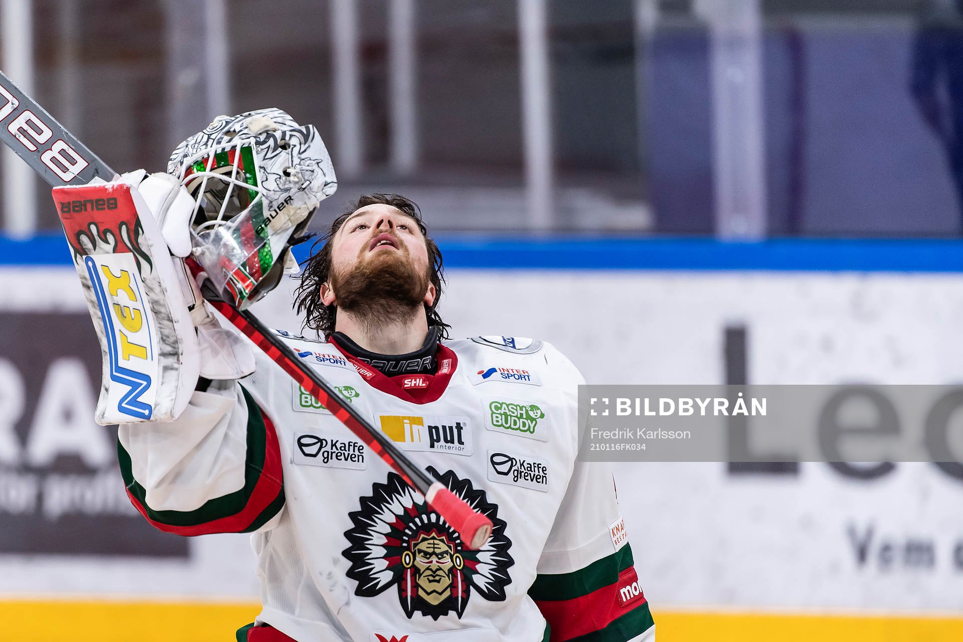 Frölundas målvakt Niklas Rubin