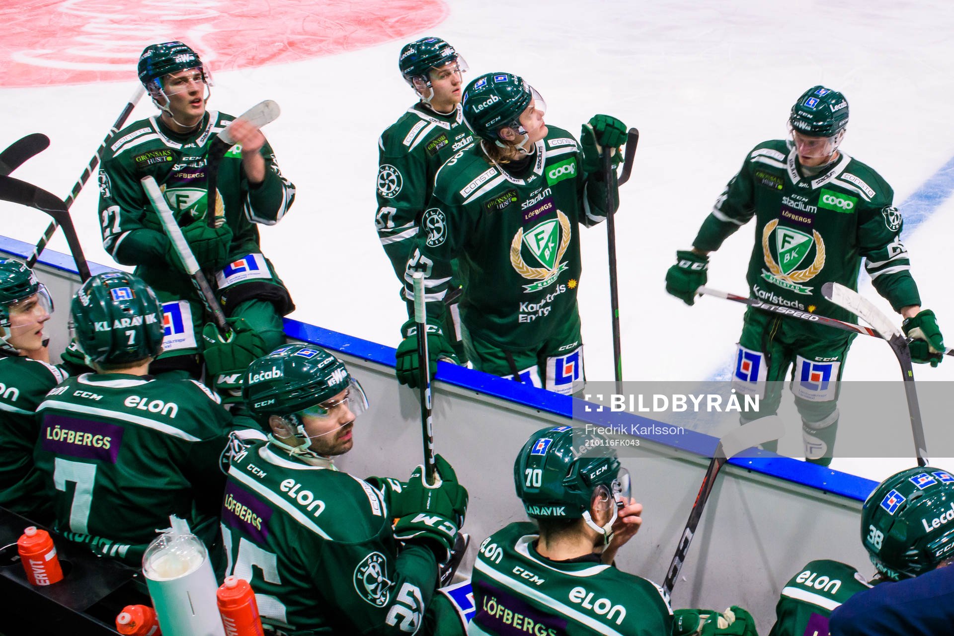 Färjestads spelare deppar