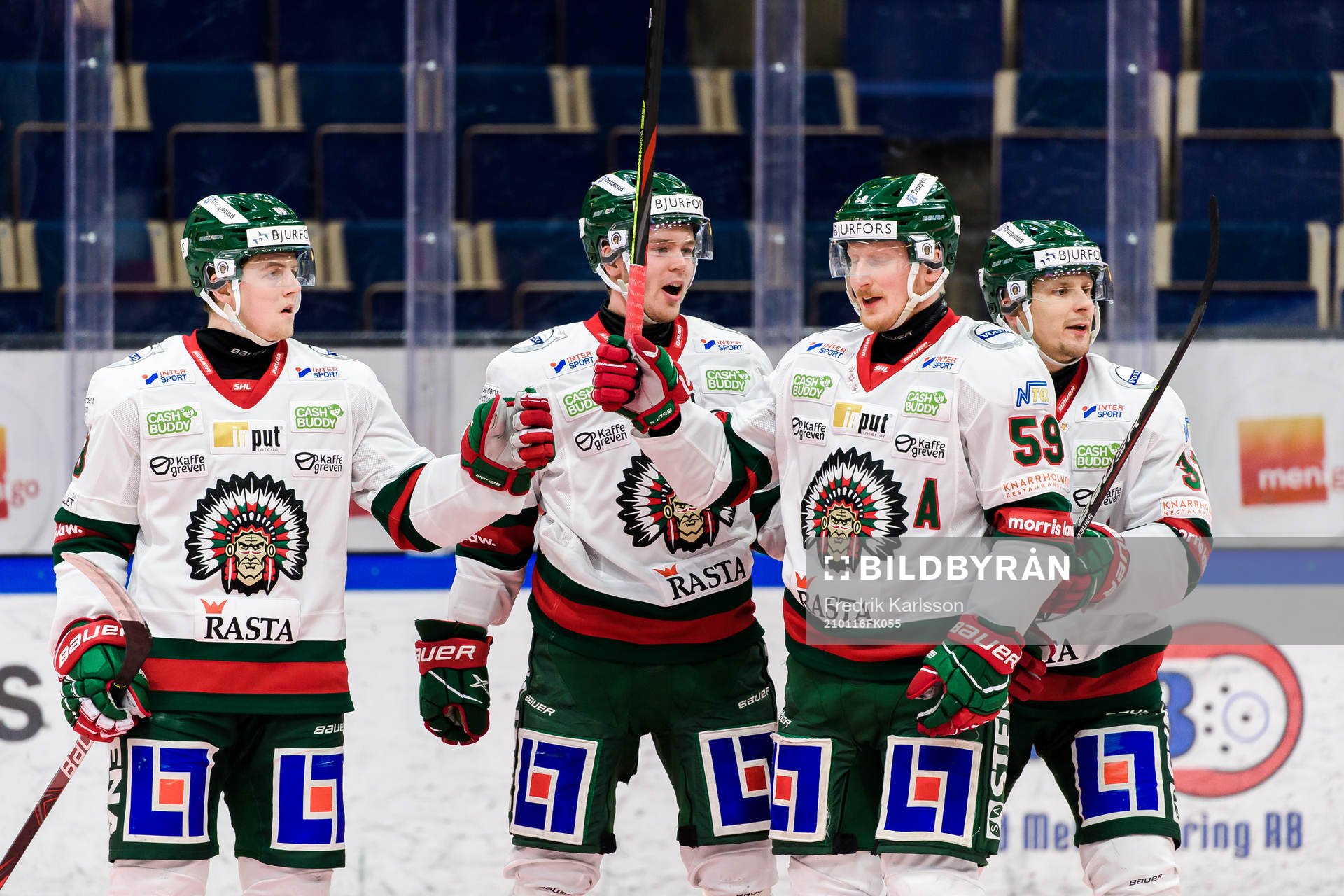 Frölundas Jesper Sellgren, Filip Johansson, Simon