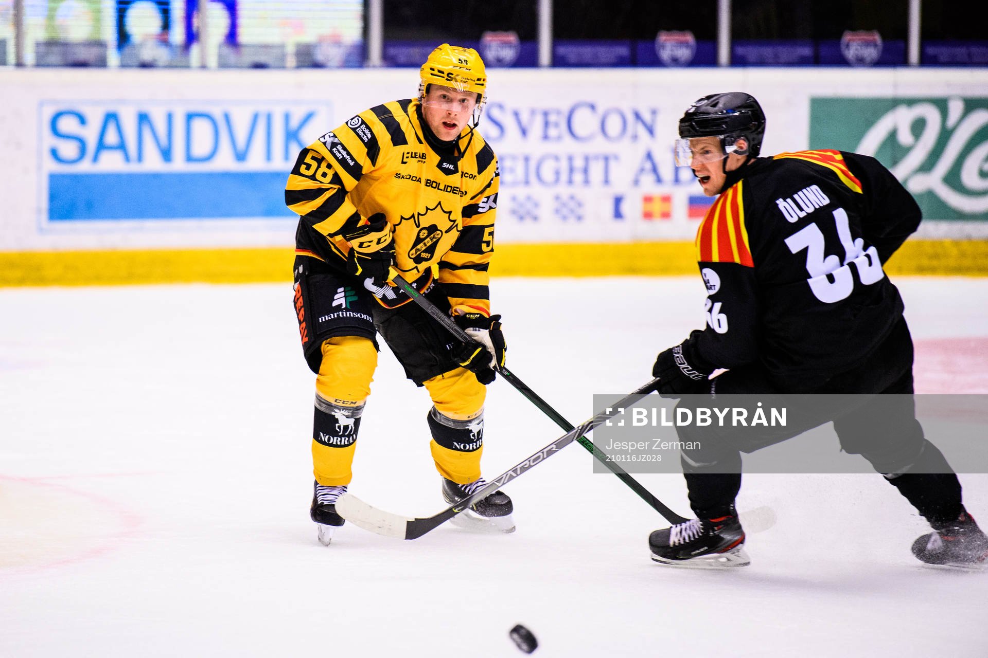 Skellefteås Oskar Nilsson och Brynäs Linus Ölund