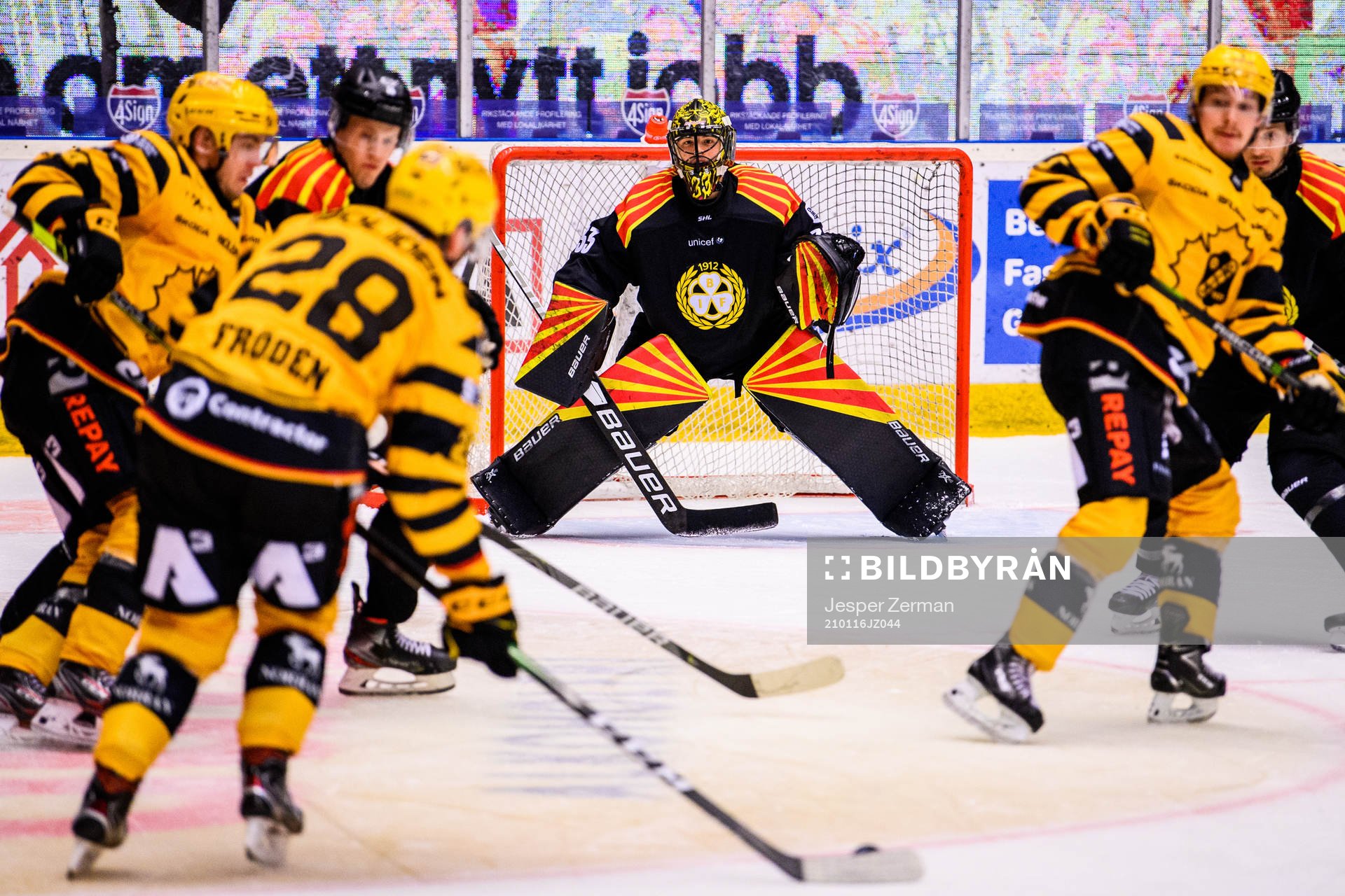 Brynäs målvakt Samuel Ersson