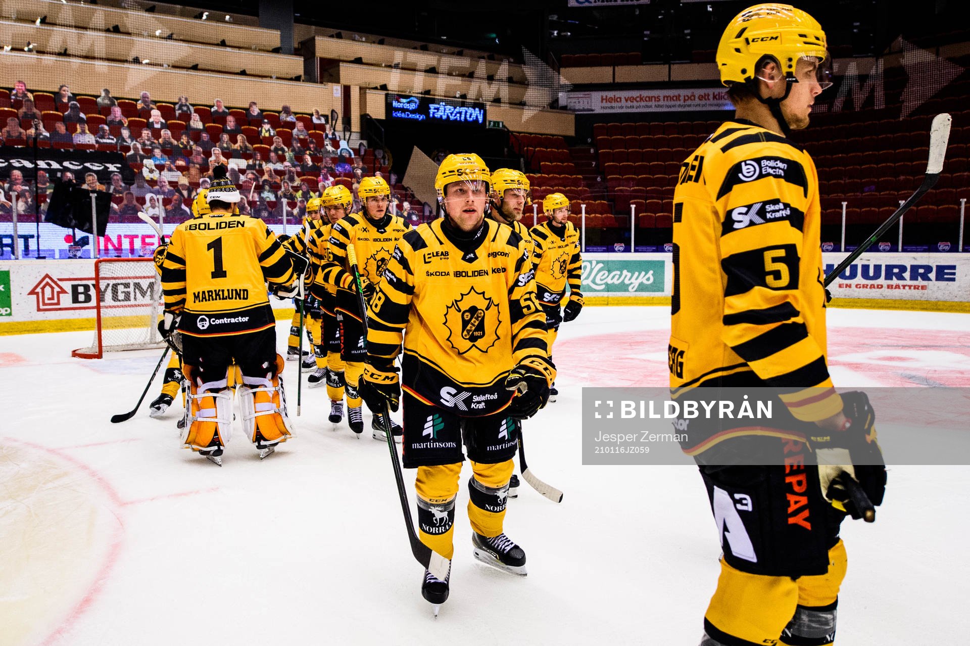 Skellefteås Oskar Nilsson jublar