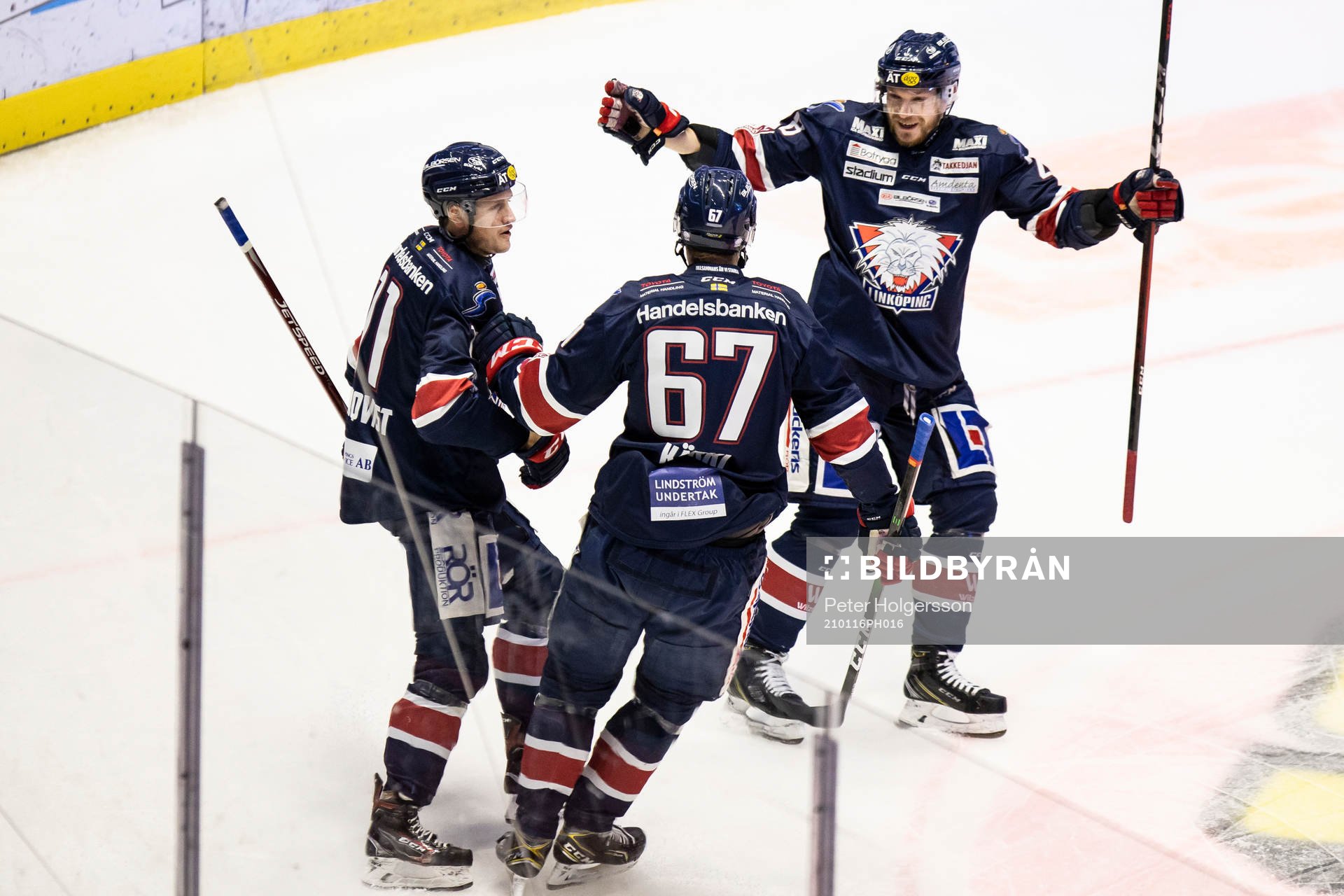 Linköpings Henrik Törnqvist jublar