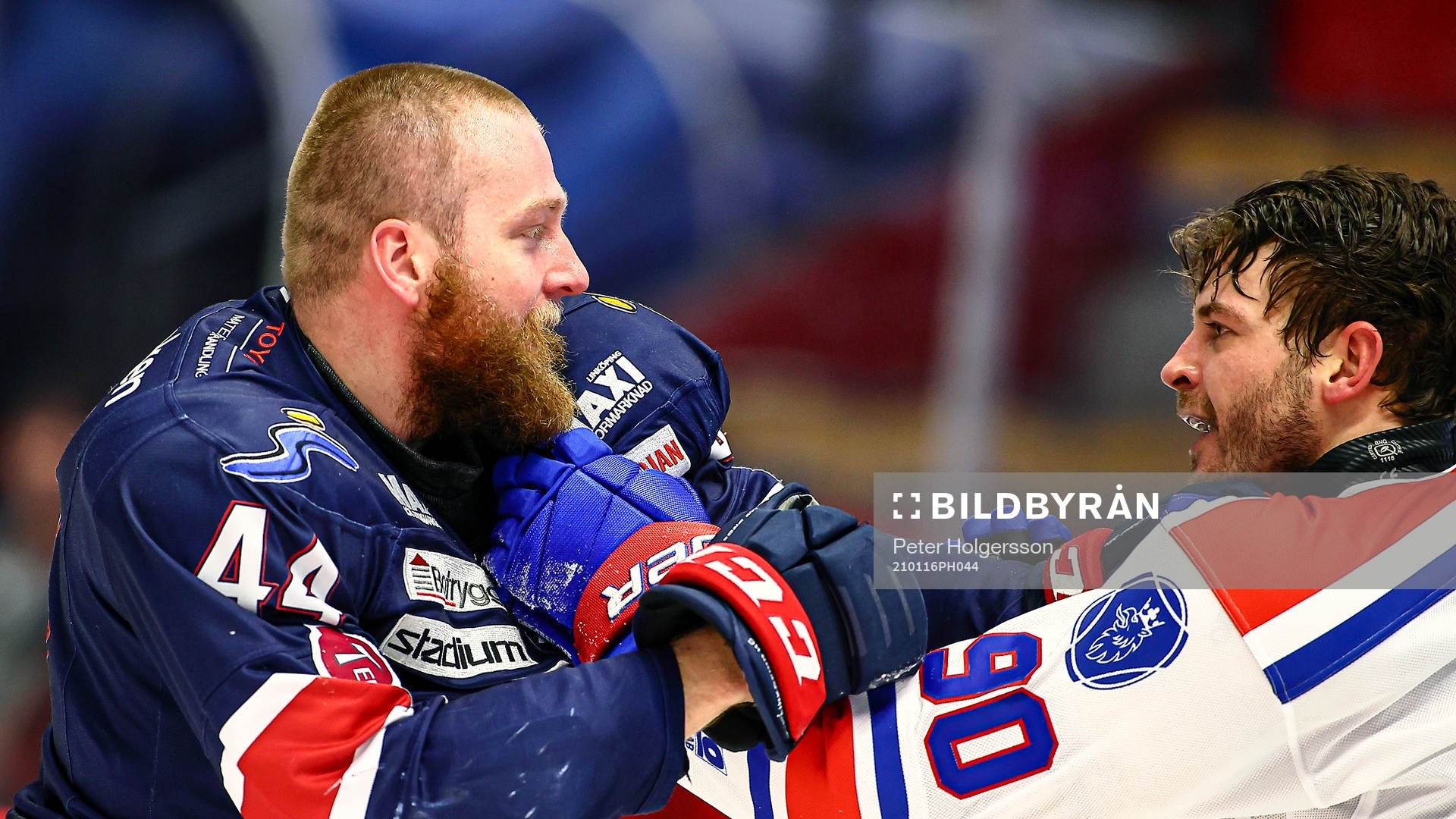 Linköpings Jonas Junland och Oskarshamns Lance Bouma