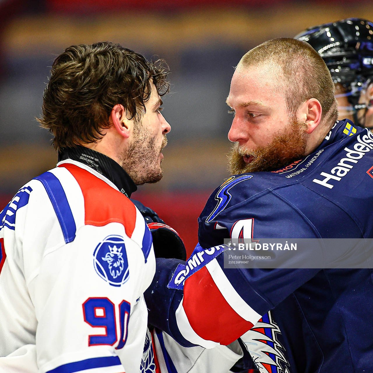 Oskarshamns Lance Bouma och Linköpings Jonas Junland
