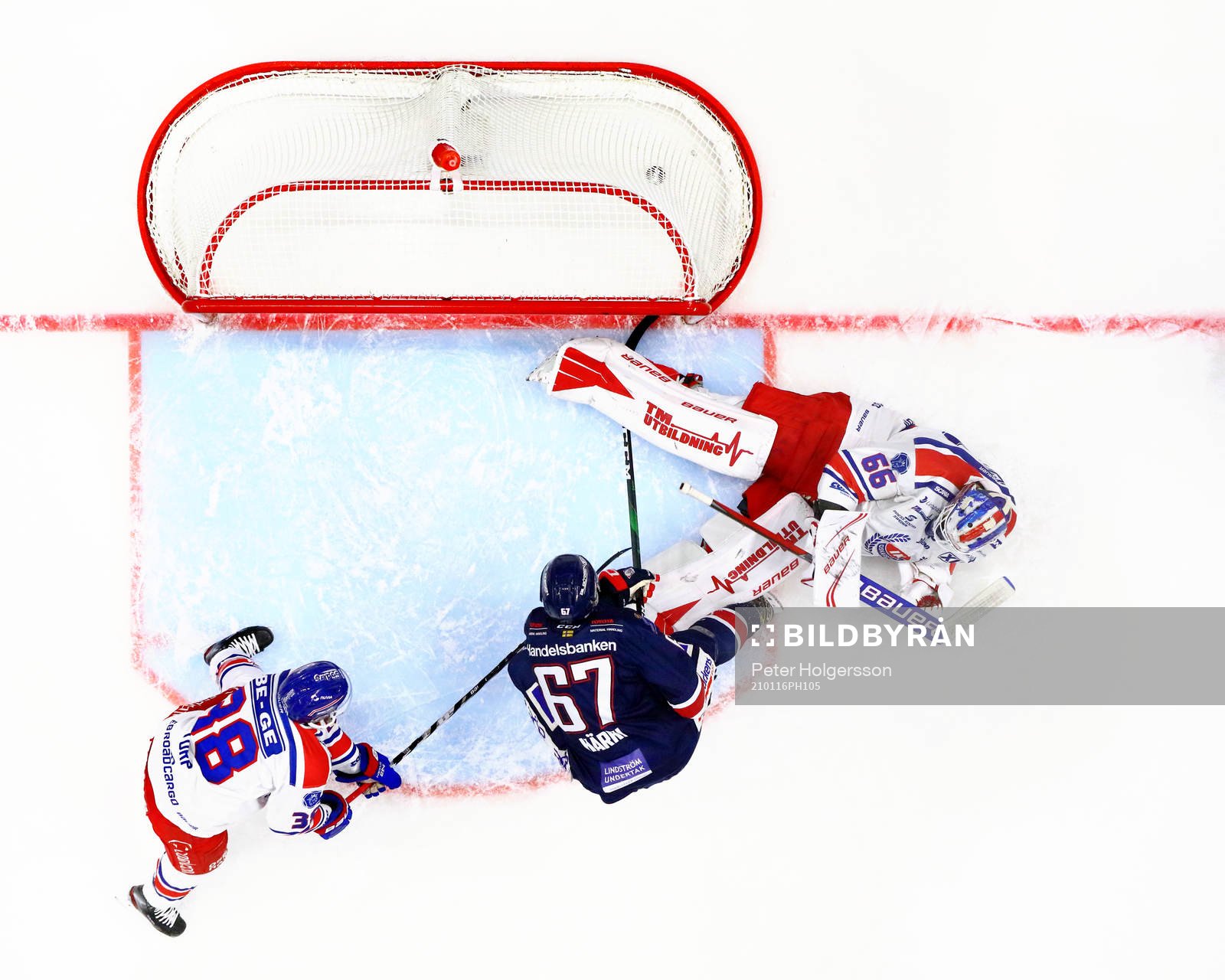 Mål 2-0 av Linköpings Jarno Kärki förbi Oskarshamns