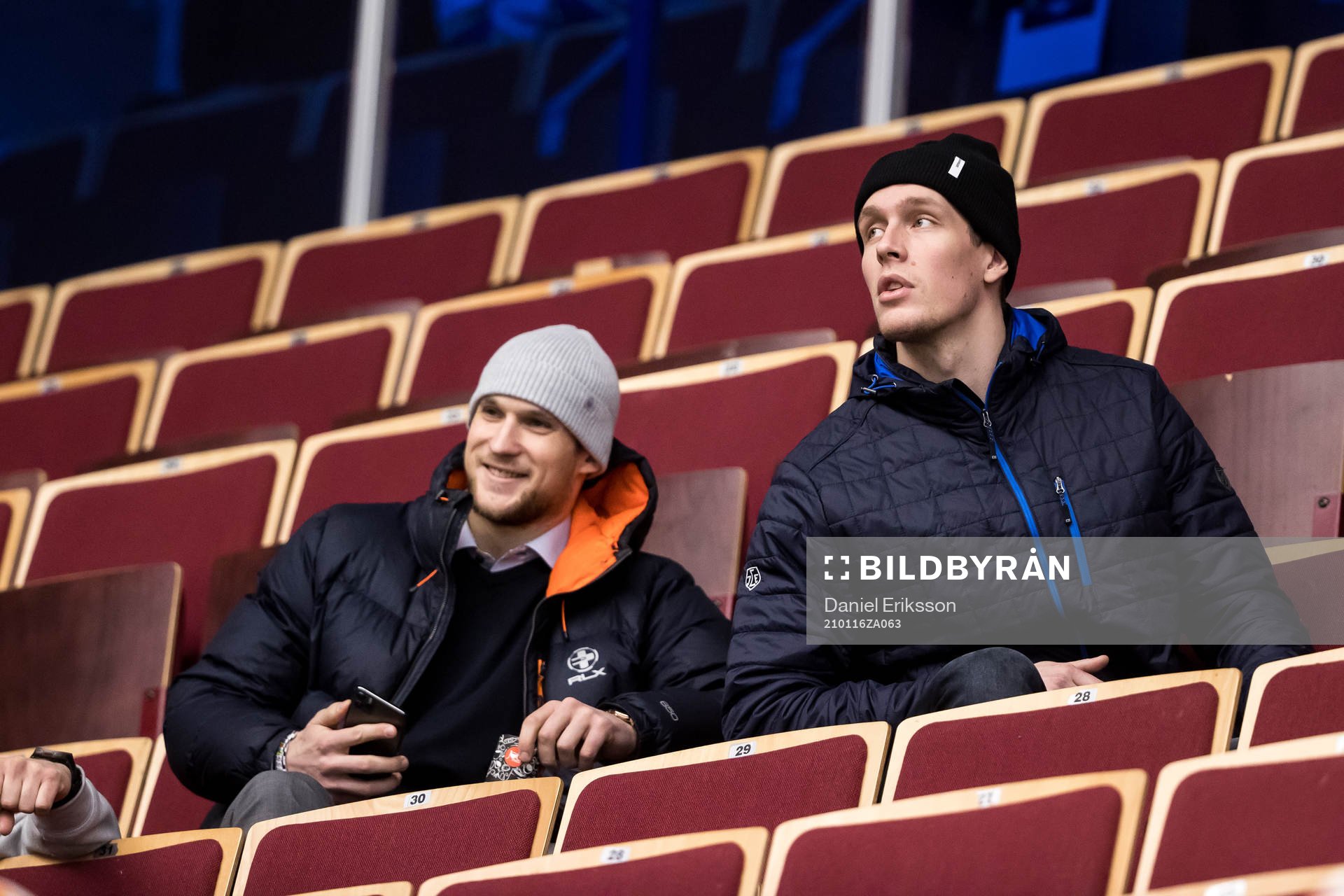 Leksands Daniel Olsson Trkulja och Mattias Göransson på