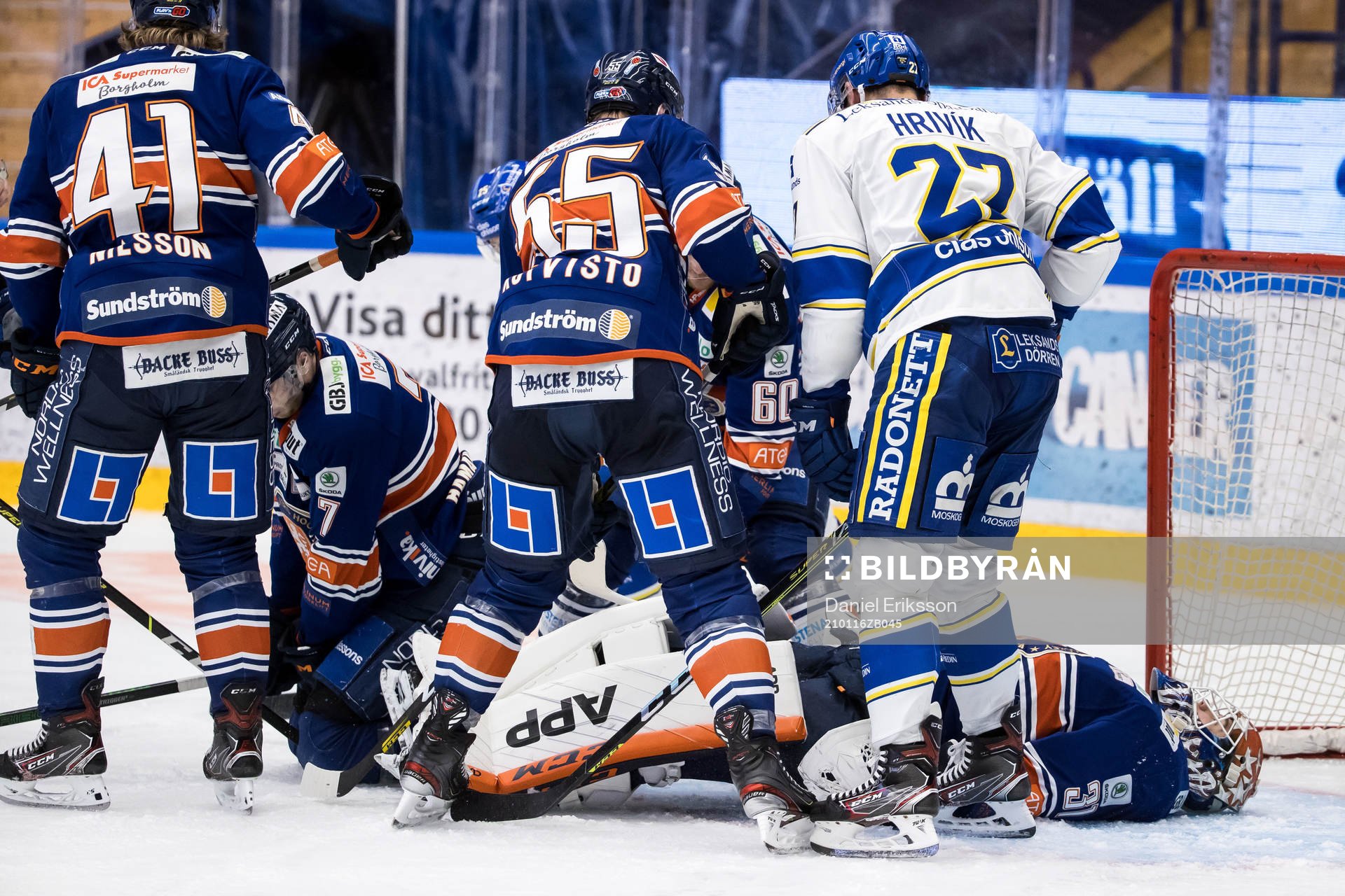 Växjös målvakt Erik Källgren