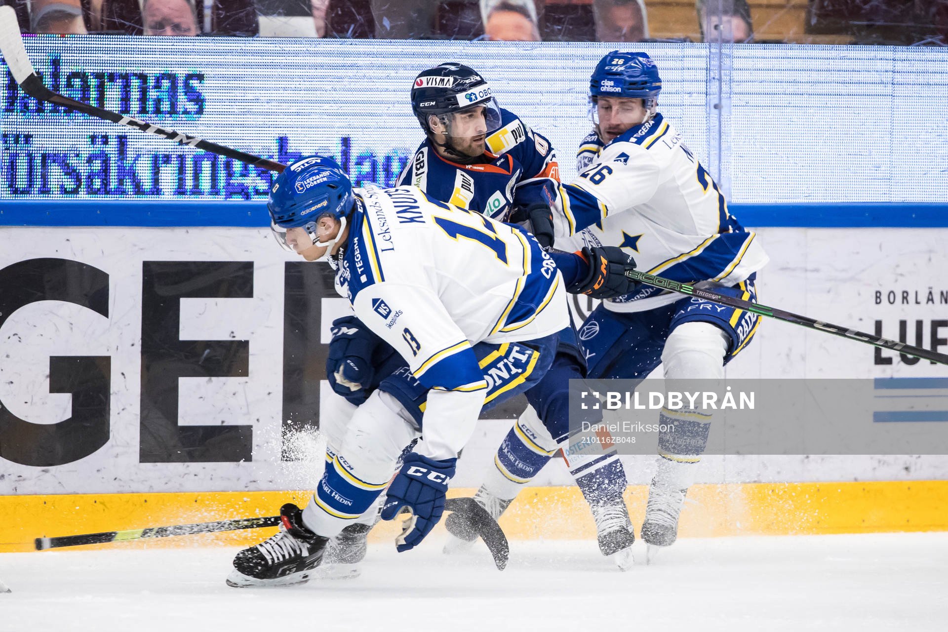 Leksands Jon Knuts och Växjös Joel Persson och Leksands