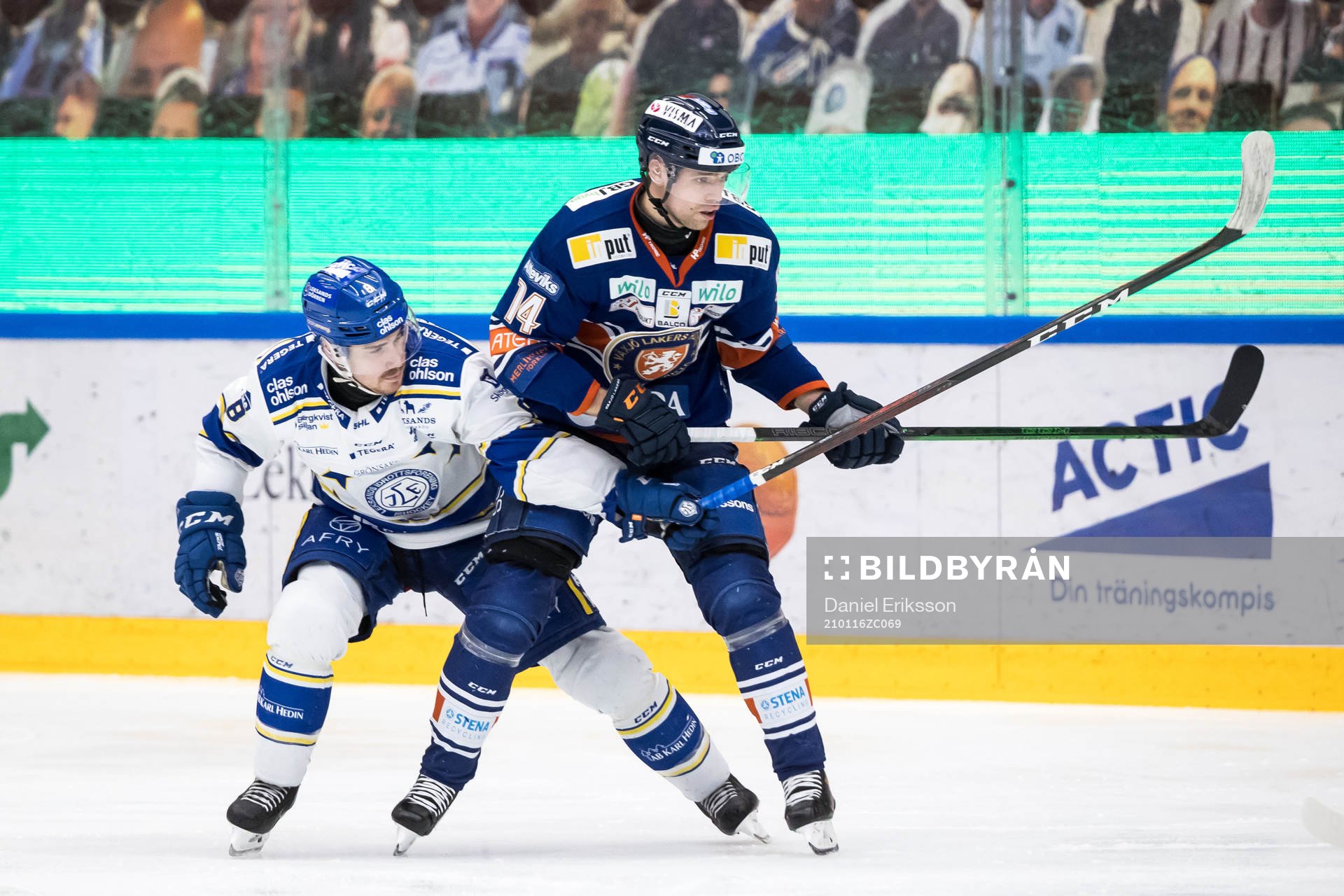 Leksands Matt Caito och Växjös Emil Pettersson