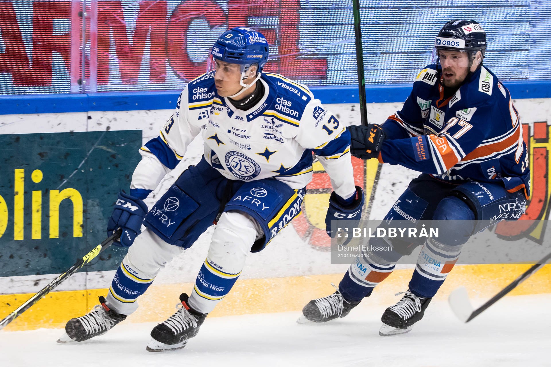 Leksands Jon Knuts och Växjös Martin Lundberg