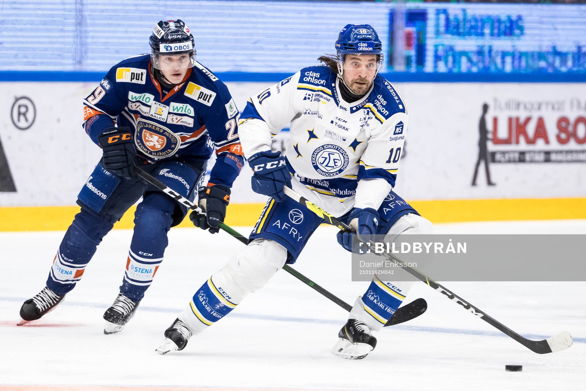 Växjös Pontus Holmberg och Leksands Johan Fransson
