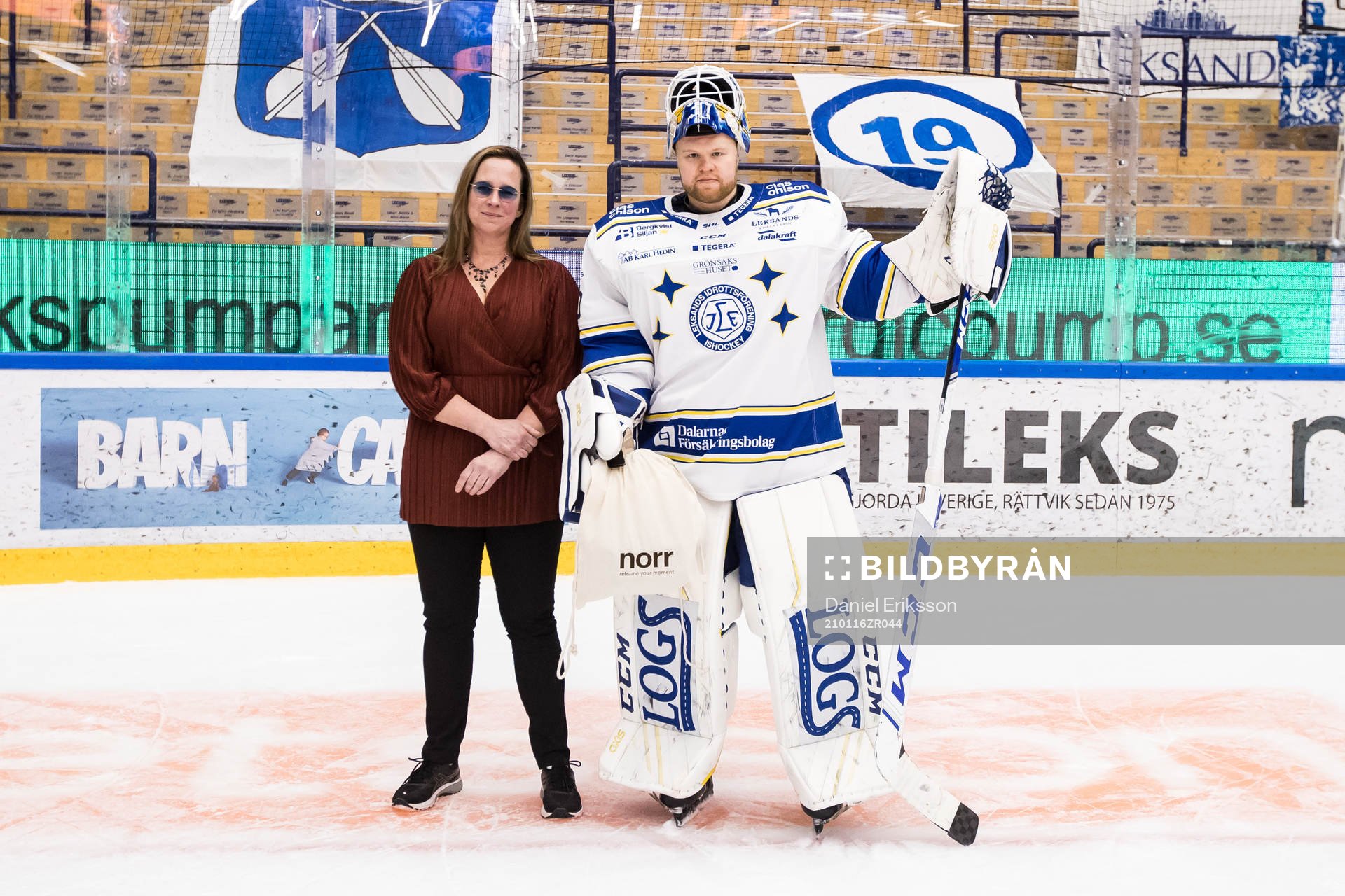 Leksands målvakt Janne Juvonen utsedd tillmatchen lirare