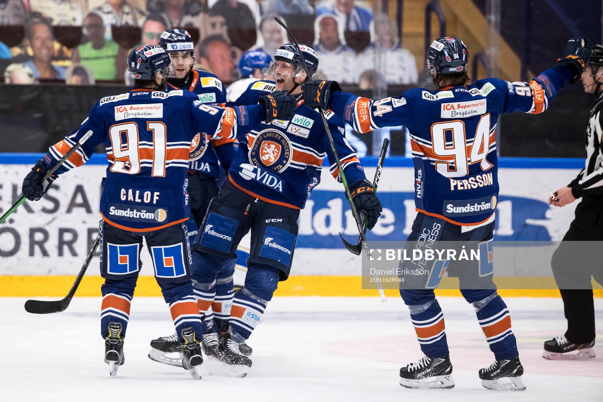 Växjös Richard Gynge jublar