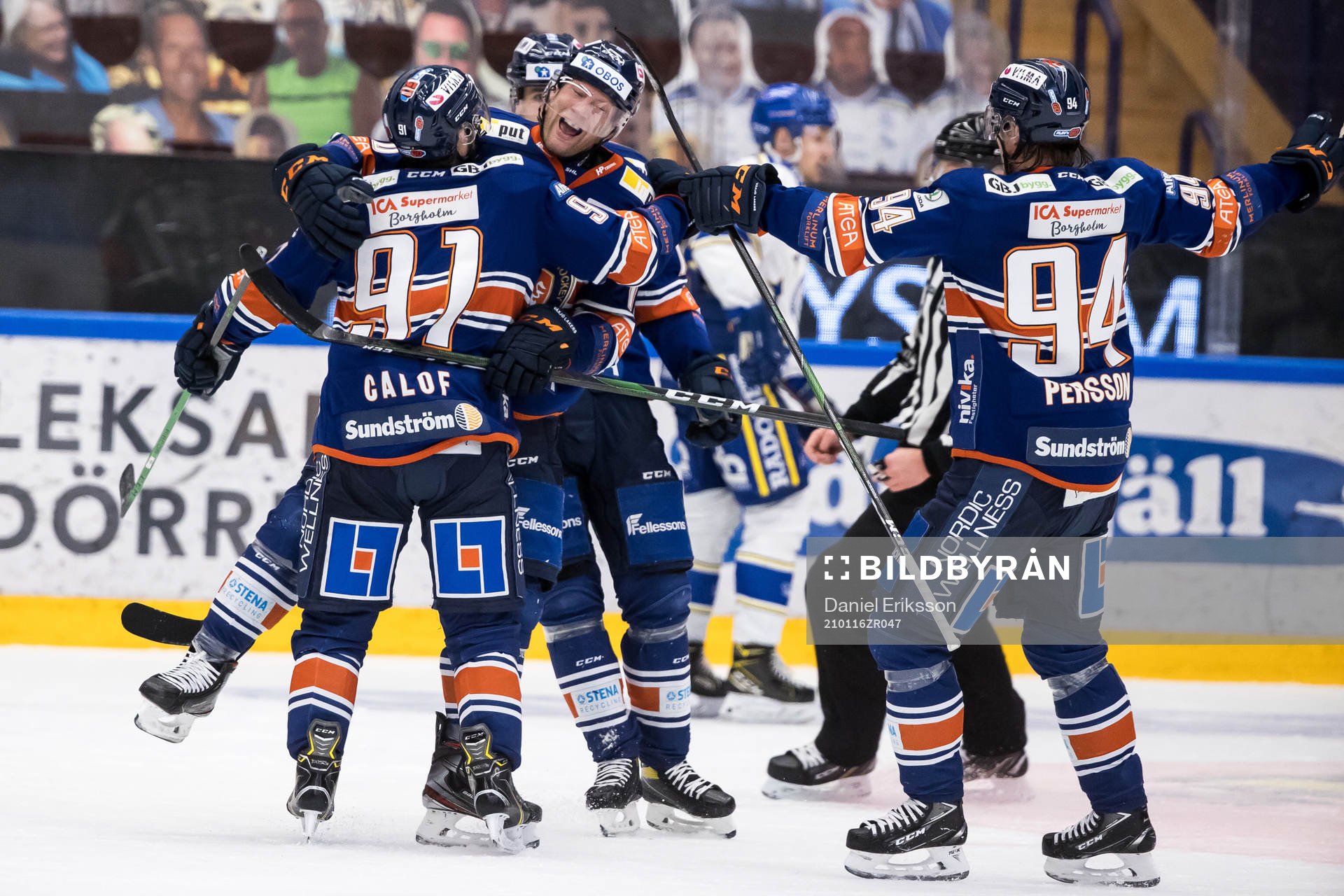 Växjös Richard Gynge jublar