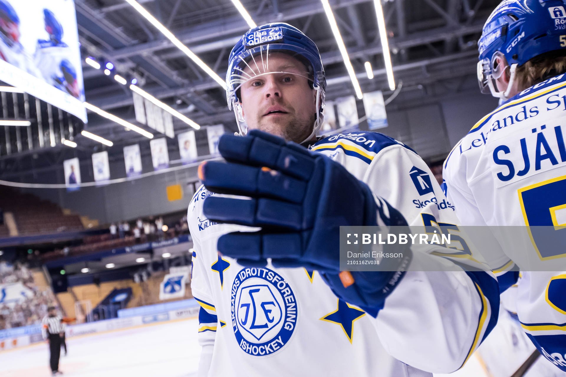 Leksands Jonas Ahnelöv jubel