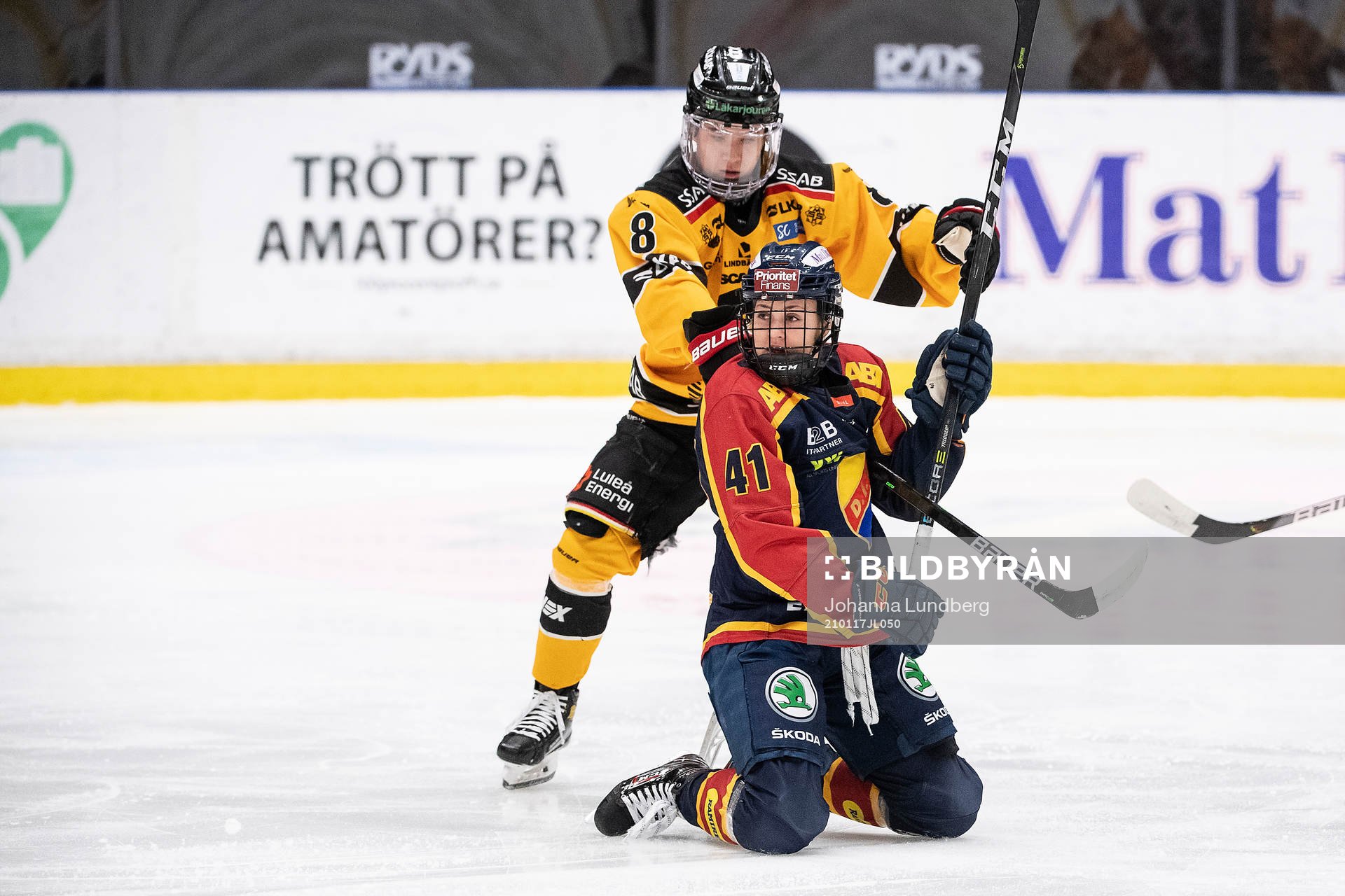 Luleås Ebba Berglund och Djurgårdens Sofie Lundin